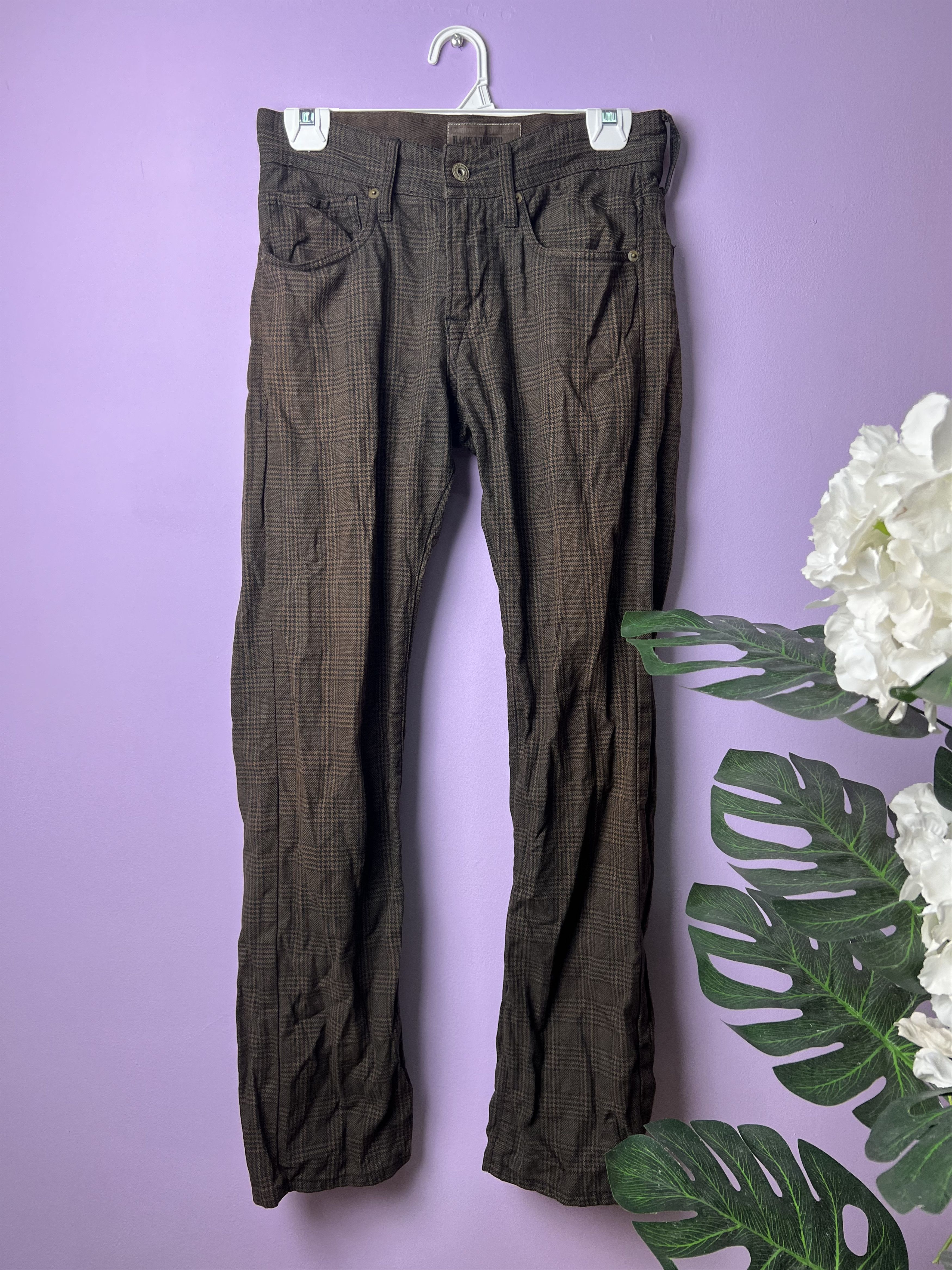 Japanese Brand 🔥Rare Back Number Plaid Checkered Pants Size US 28 / EU 44 - 1 Thumbnail