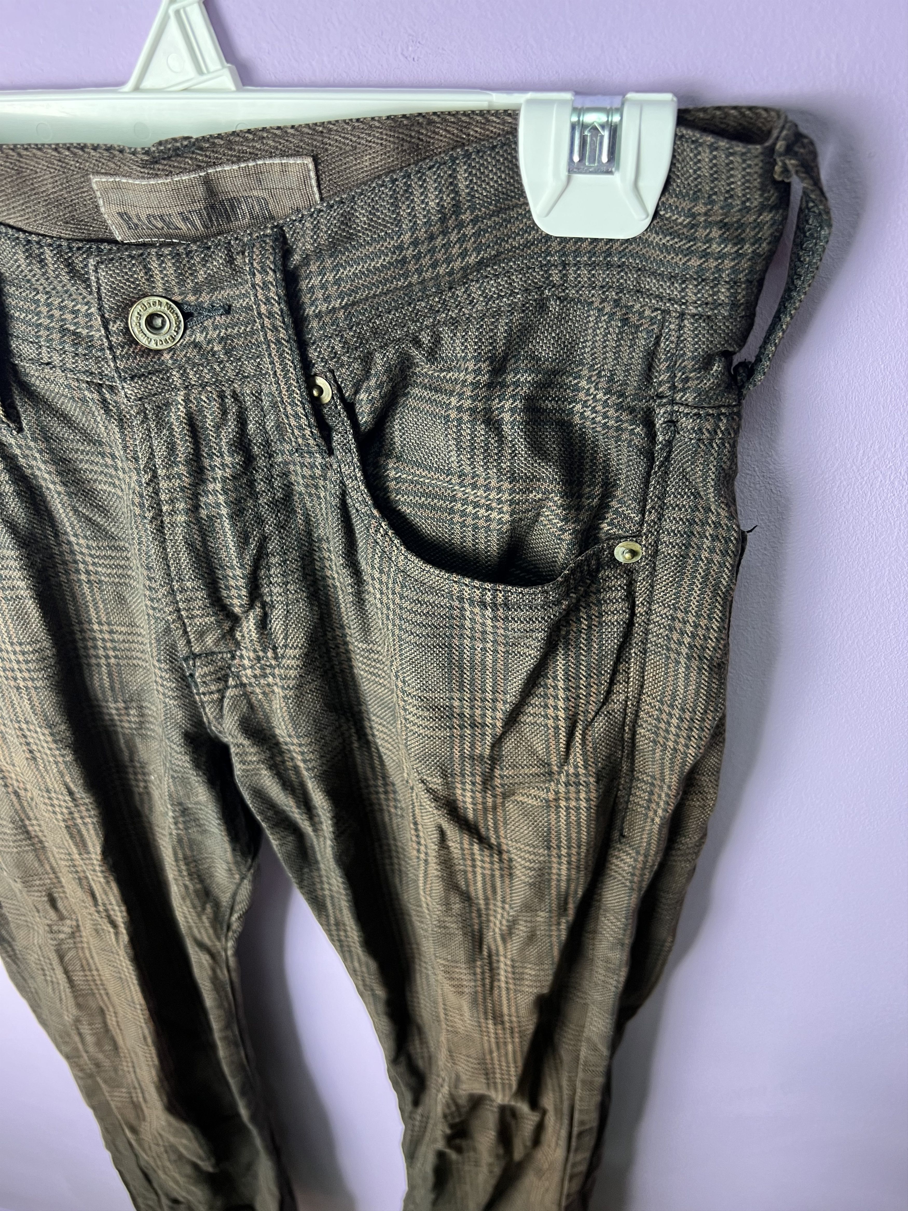 Japanese Brand 🔥Rare Back Number Plaid Checkered Pants Size US 28 / EU 44 - 8 Thumbnail