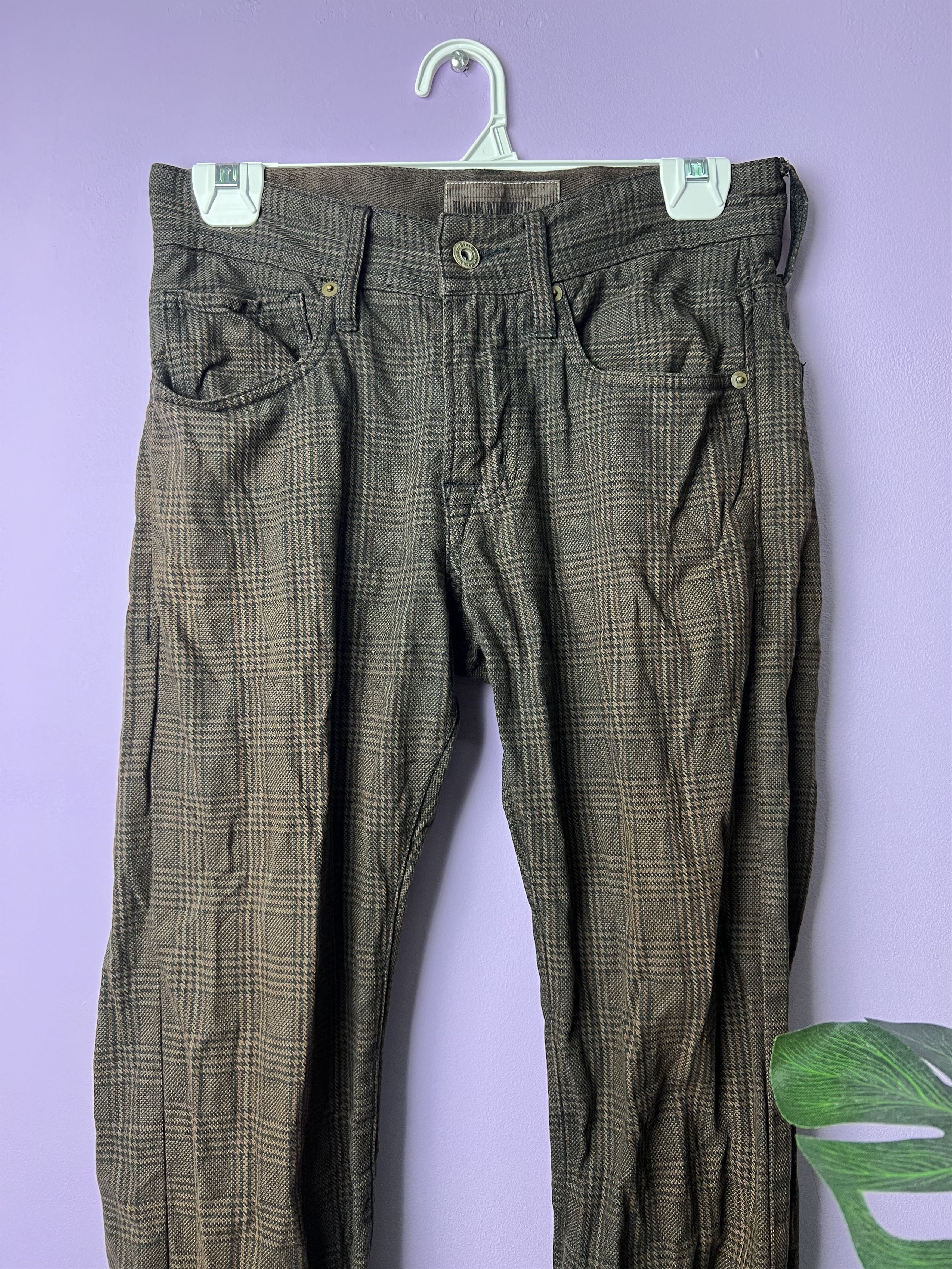 Japanese Brand 🔥Rare Back Number Plaid Checkered Pants Size US 28 / EU 44 - 4 Thumbnail