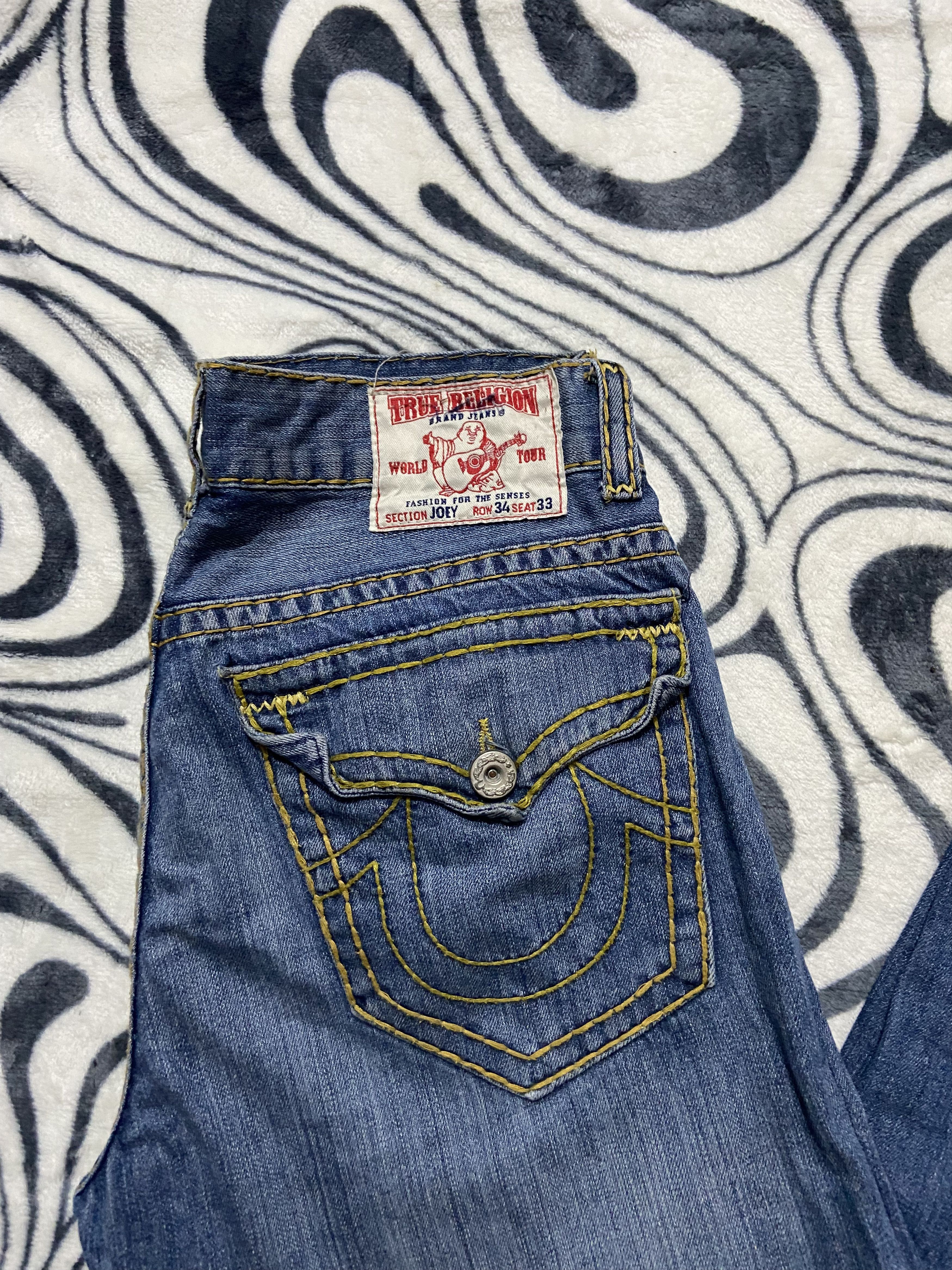 True Religion True Religion Mens Denim Pants Jeans Size US 33 - 3 Thumbnail