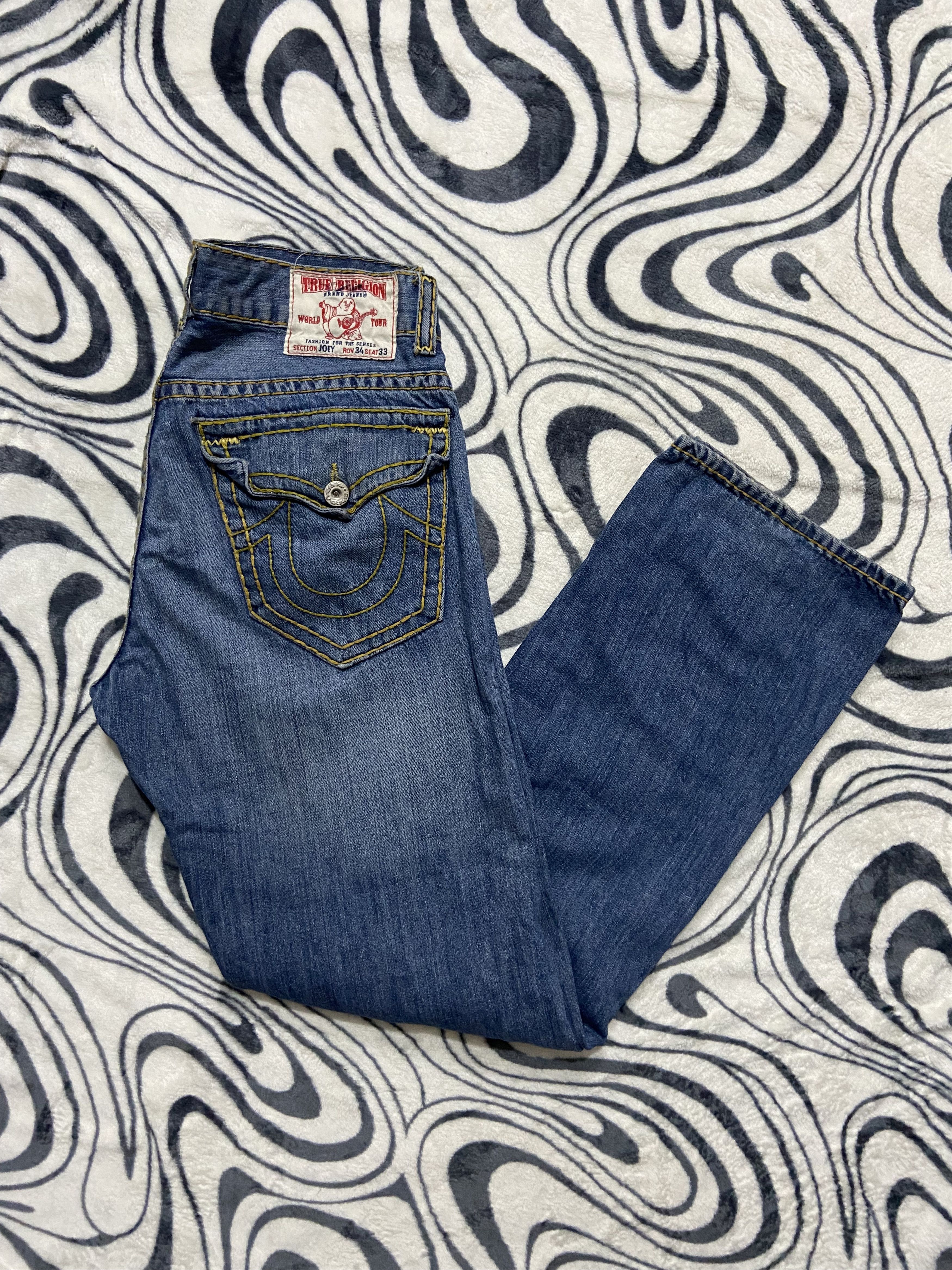 True Religion True Religion Mens Denim Pants Jeans Size US 33 - 1 Thumbnail