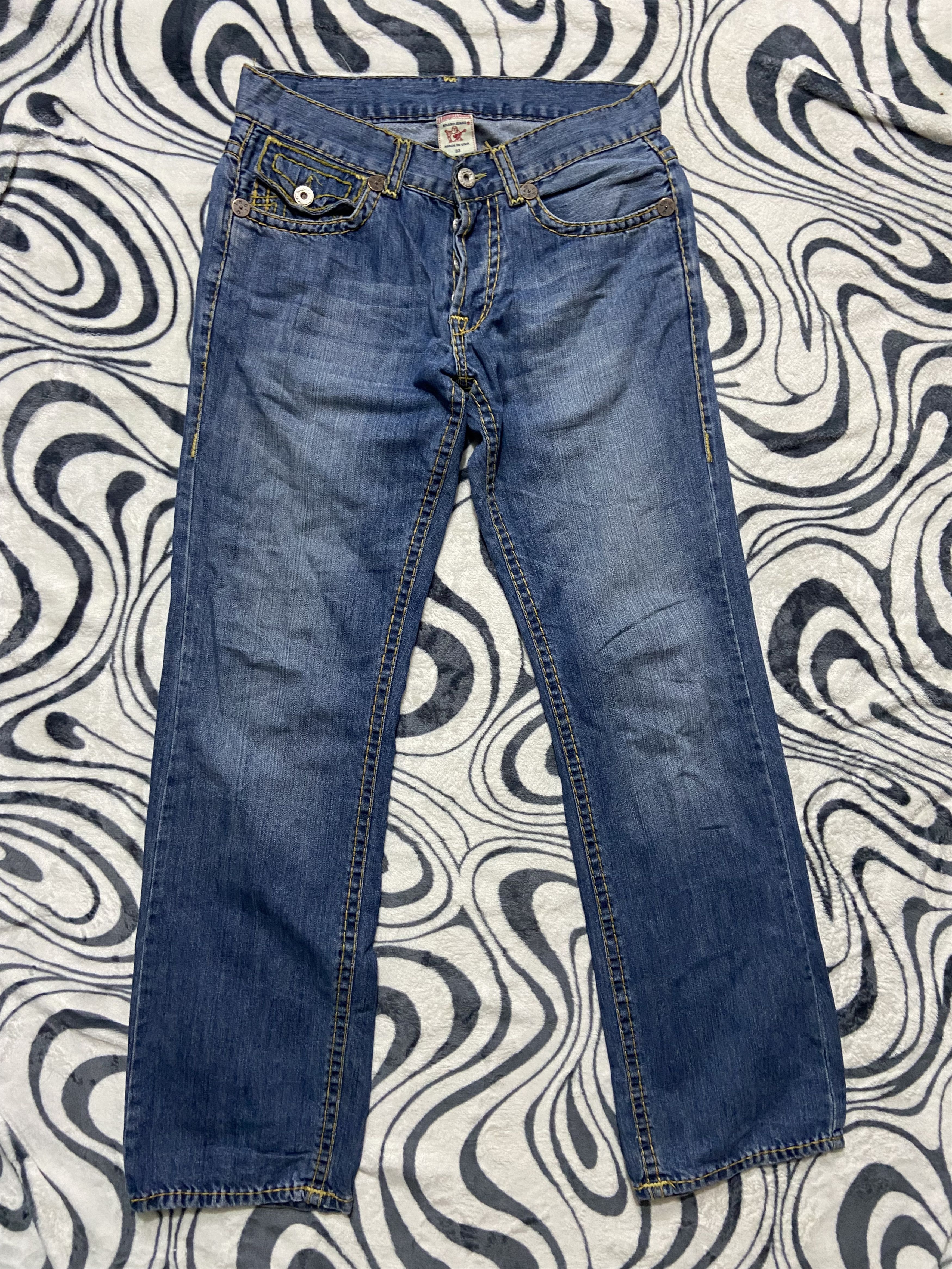 True Religion True Religion Mens Denim Pants Jeans Size US 33 - 2 Thumbnail
