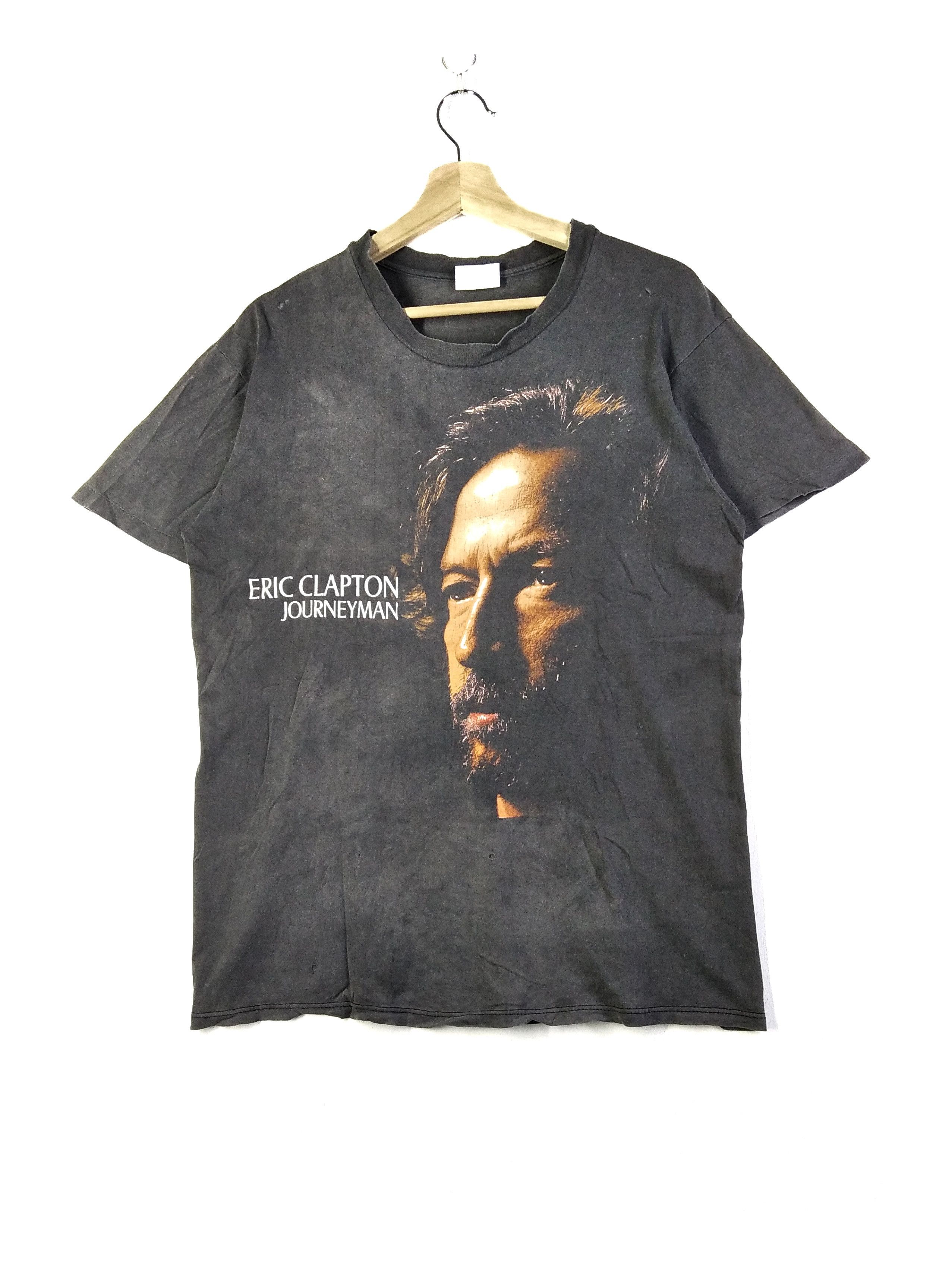 Band Tees Sick!Vintage Eric Clapton World Tour 1990 Tshirt Size US L / EU 52-54 / 3 - 1 Thumbnail