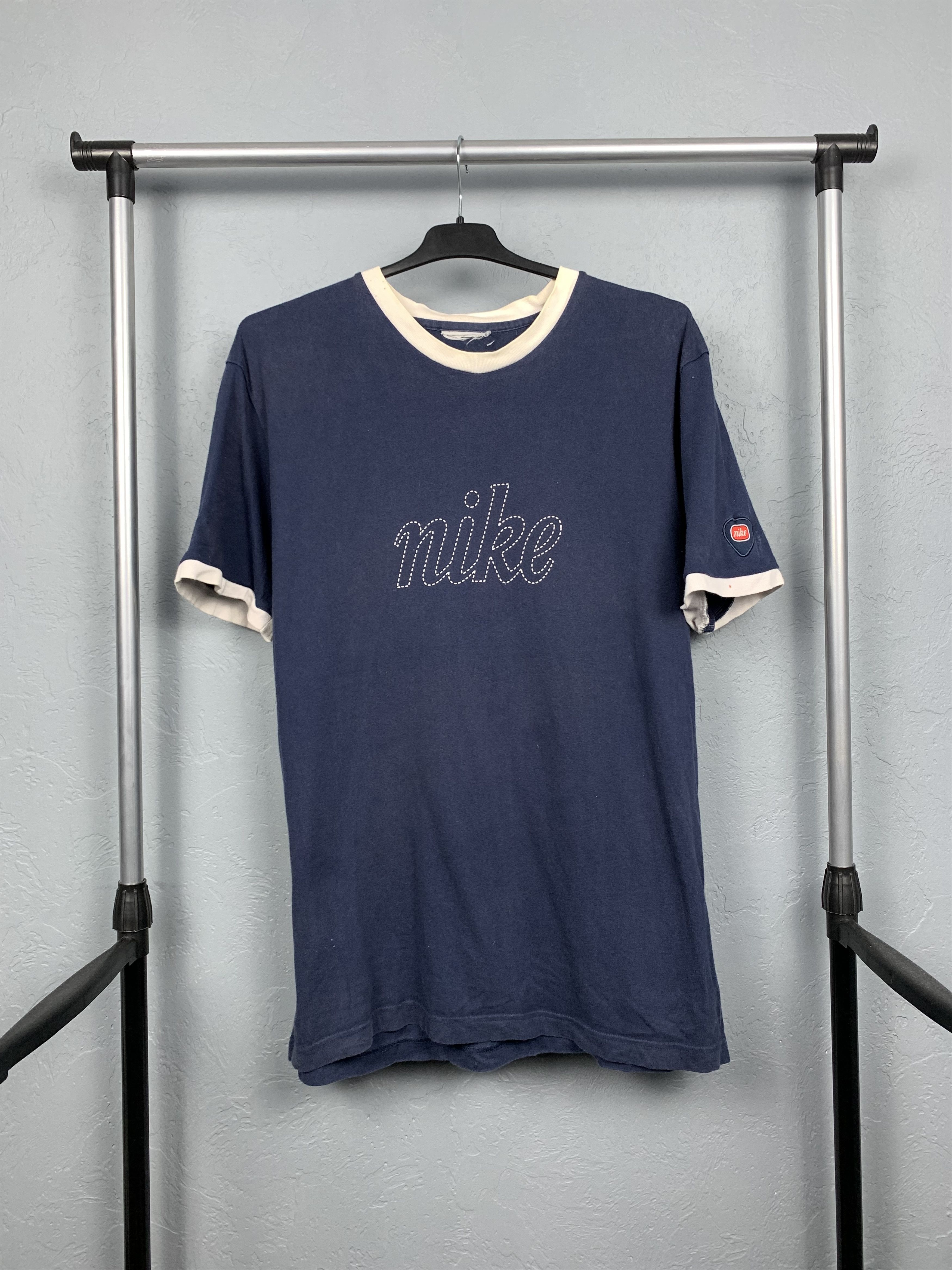 Nike × Vintage Nike 90s Vintage Mens T-Shirt Tee Size US L / EU 52-54 / 3 - 1 Thumbnail