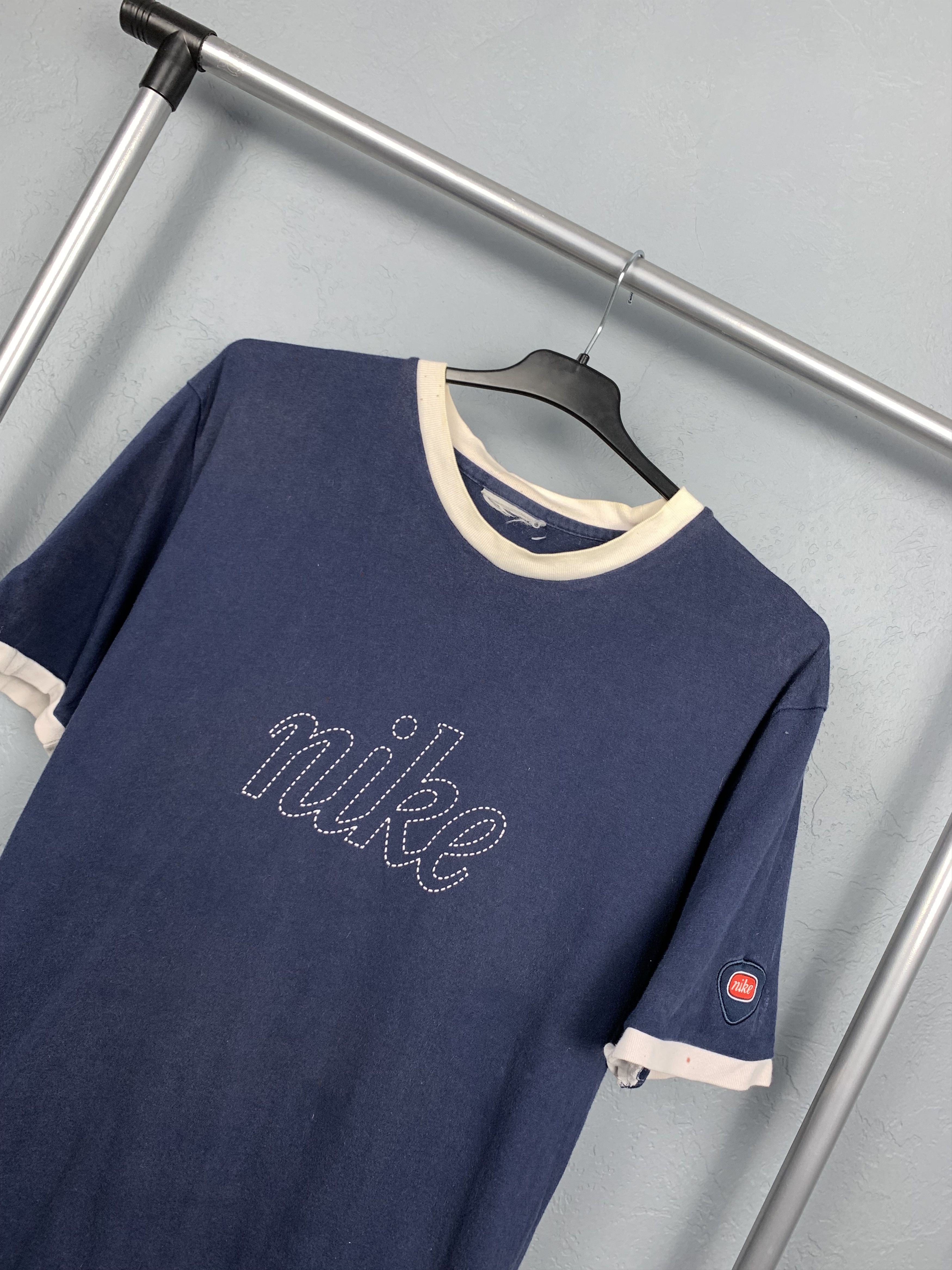 Nike × Vintage Nike 90s Vintage Mens T-Shirt Tee Size US L / EU 52-54 / 3 - 2 Thumbnail