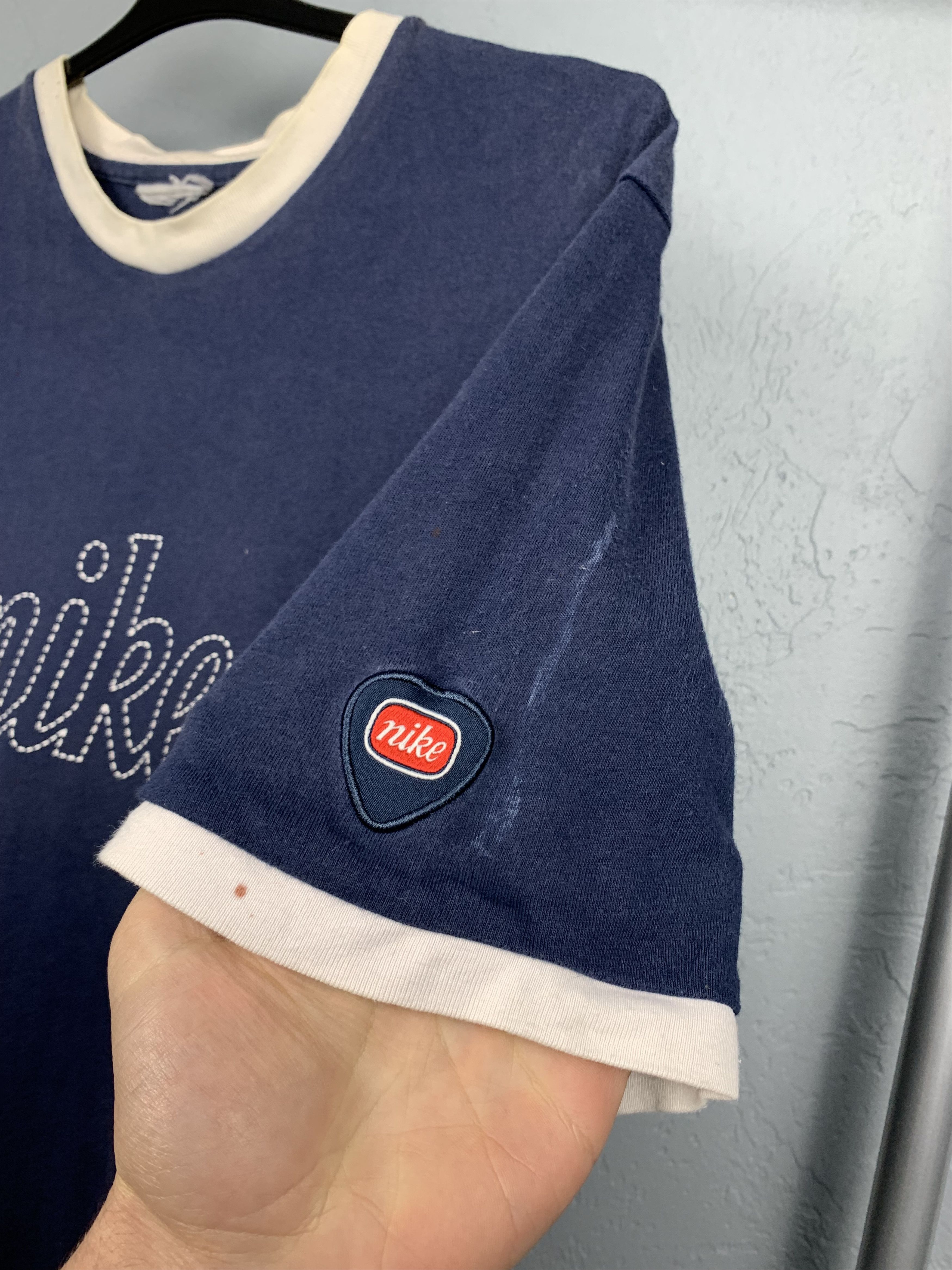 Nike × Vintage Nike 90s Vintage Mens T-Shirt Tee Size US L / EU 52-54 / 3 - 3 Thumbnail