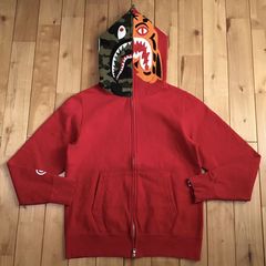 Red on sale bape jacket