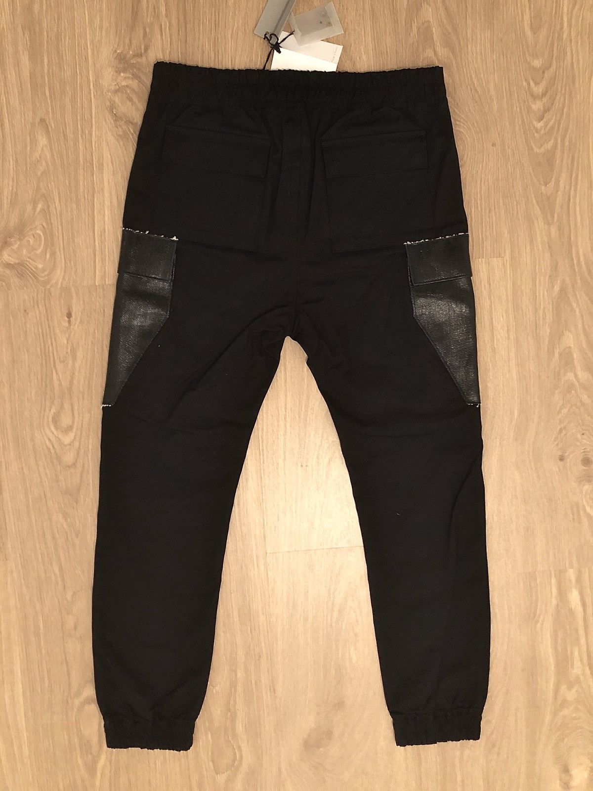 Rick Owens NEW FW 🔥 LEATHER SUEDE LARRY RUNWAY JOGGER ASAP ROCKY 54it Size US 38 / EU 54 - 4 Thumbnail