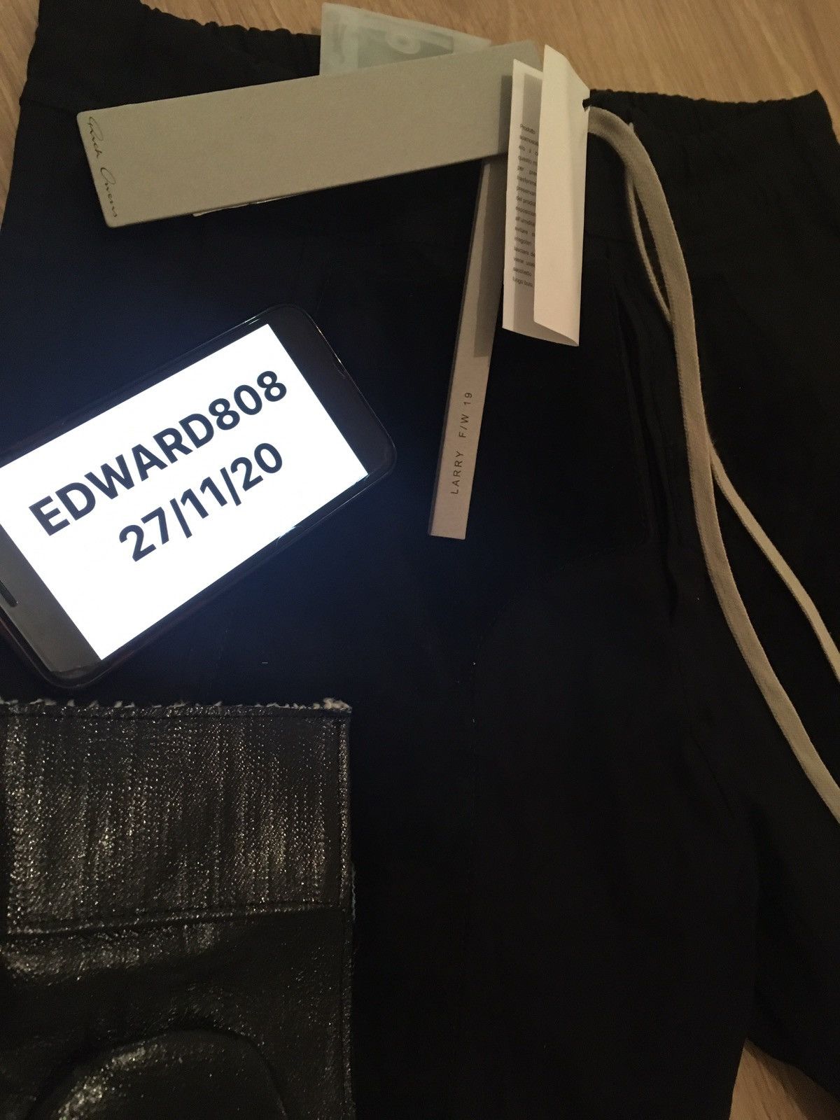 Rick Owens NEW FW 🔥 LEATHER SUEDE LARRY RUNWAY JOGGER ASAP ROCKY 54it Size US 38 / EU 54 - 8 Thumbnail