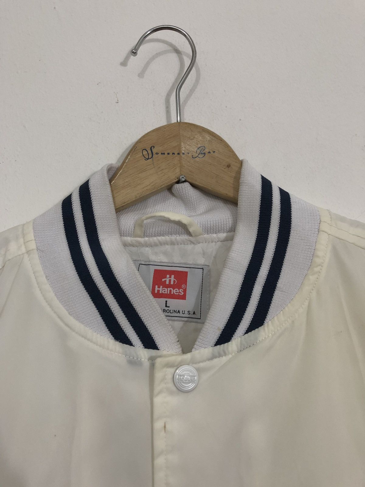 Hanes Vintage Hanes Varsity Jacket Size US L / EU 52-54 / 3 - 3 Thumbnail
