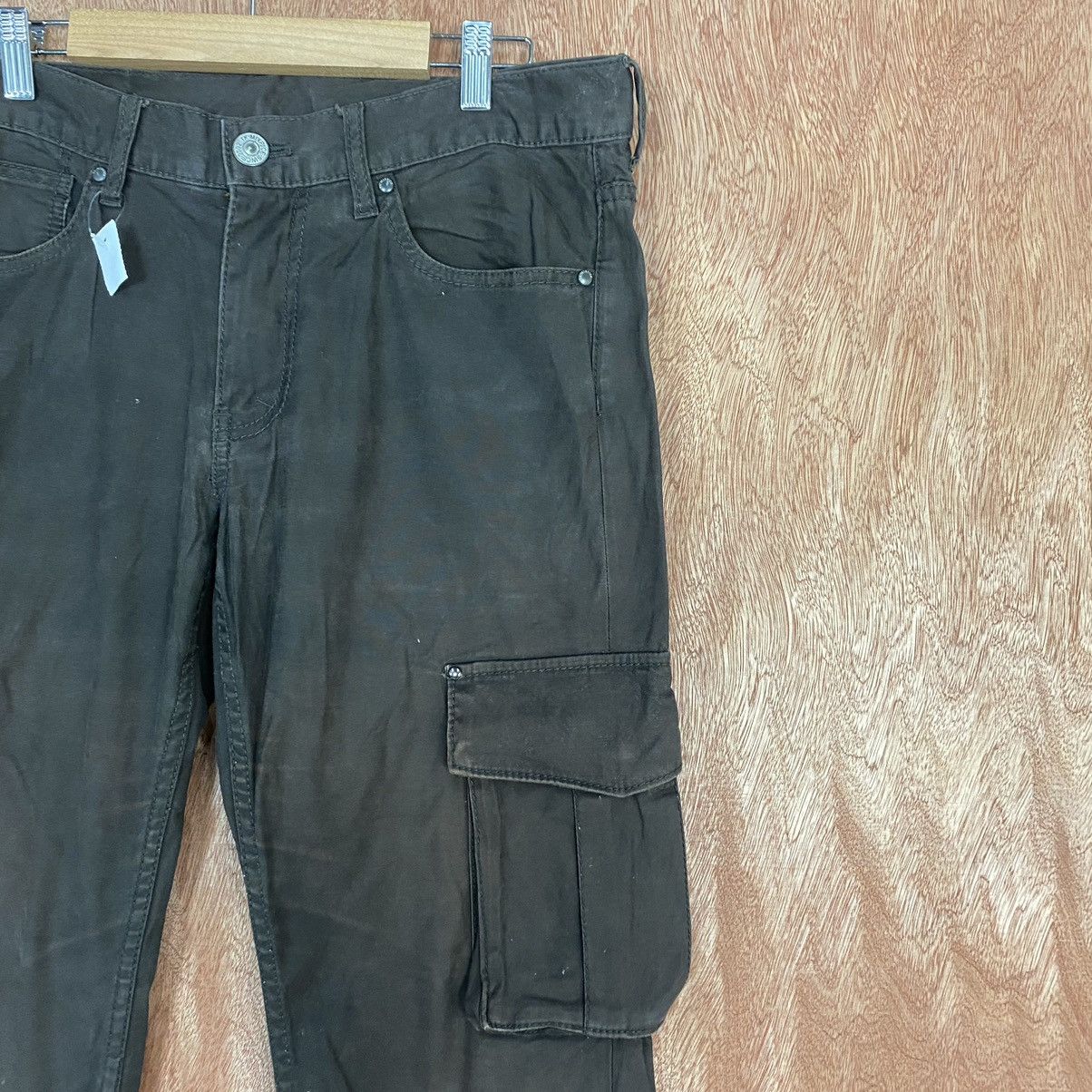 Japanese Brand DLL Tk mixpice Brown Multipocket Cargo Pants #1918 Size US 33 - 4 Thumbnail