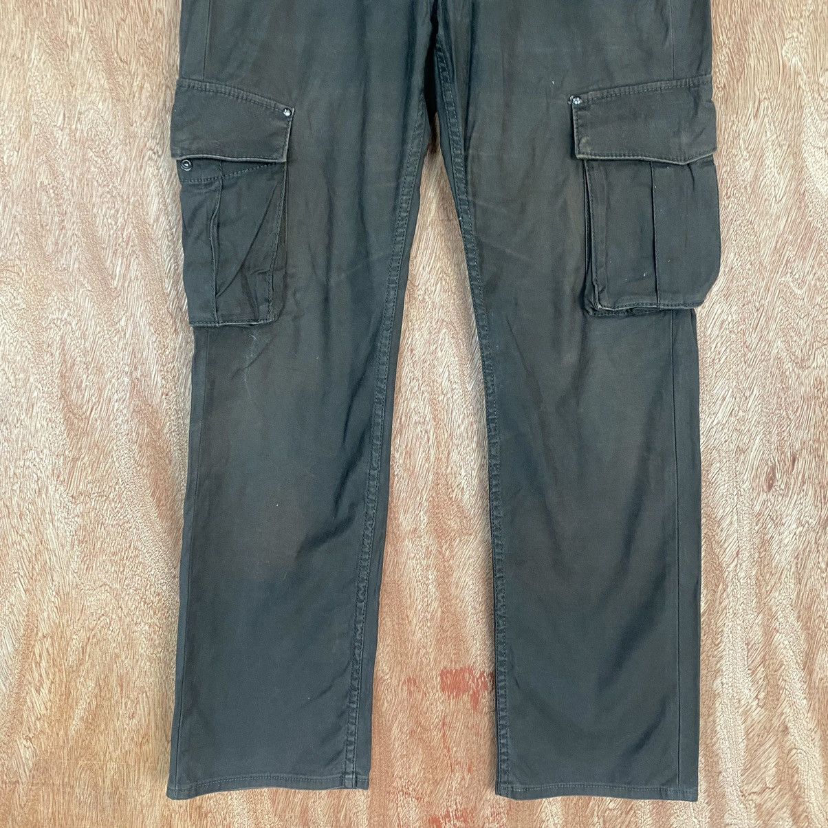 Japanese Brand DLL Tk mixpice Brown Multipocket Cargo Pants #1918 Size US 33 - 3 Thumbnail