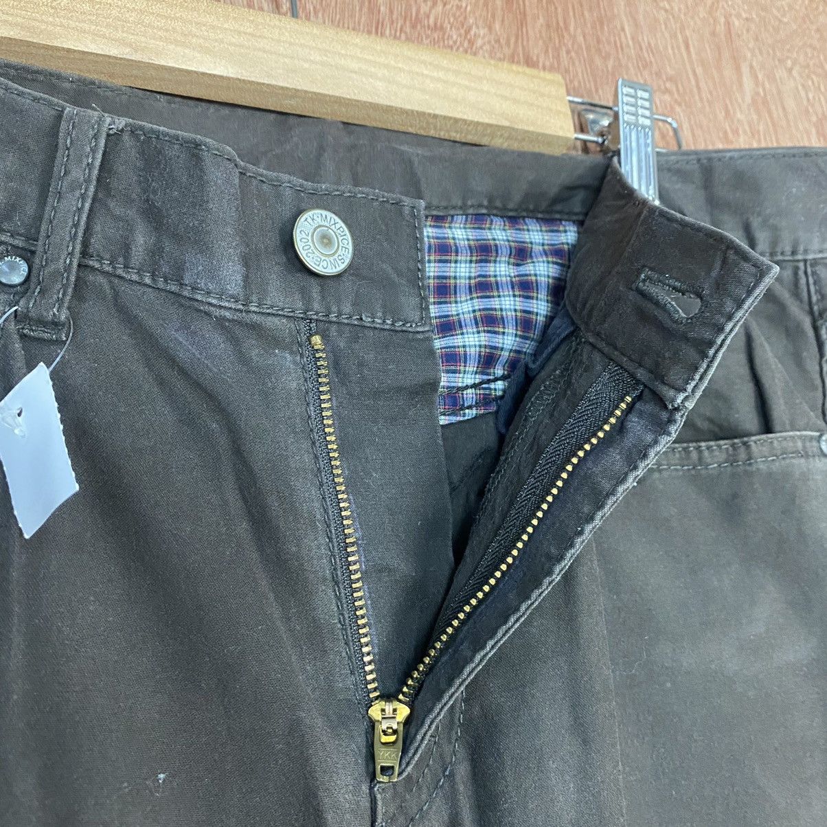 Japanese Brand DLL Tk mixpice Brown Multipocket Cargo Pants #1918 Size US 33 - 7 Thumbnail