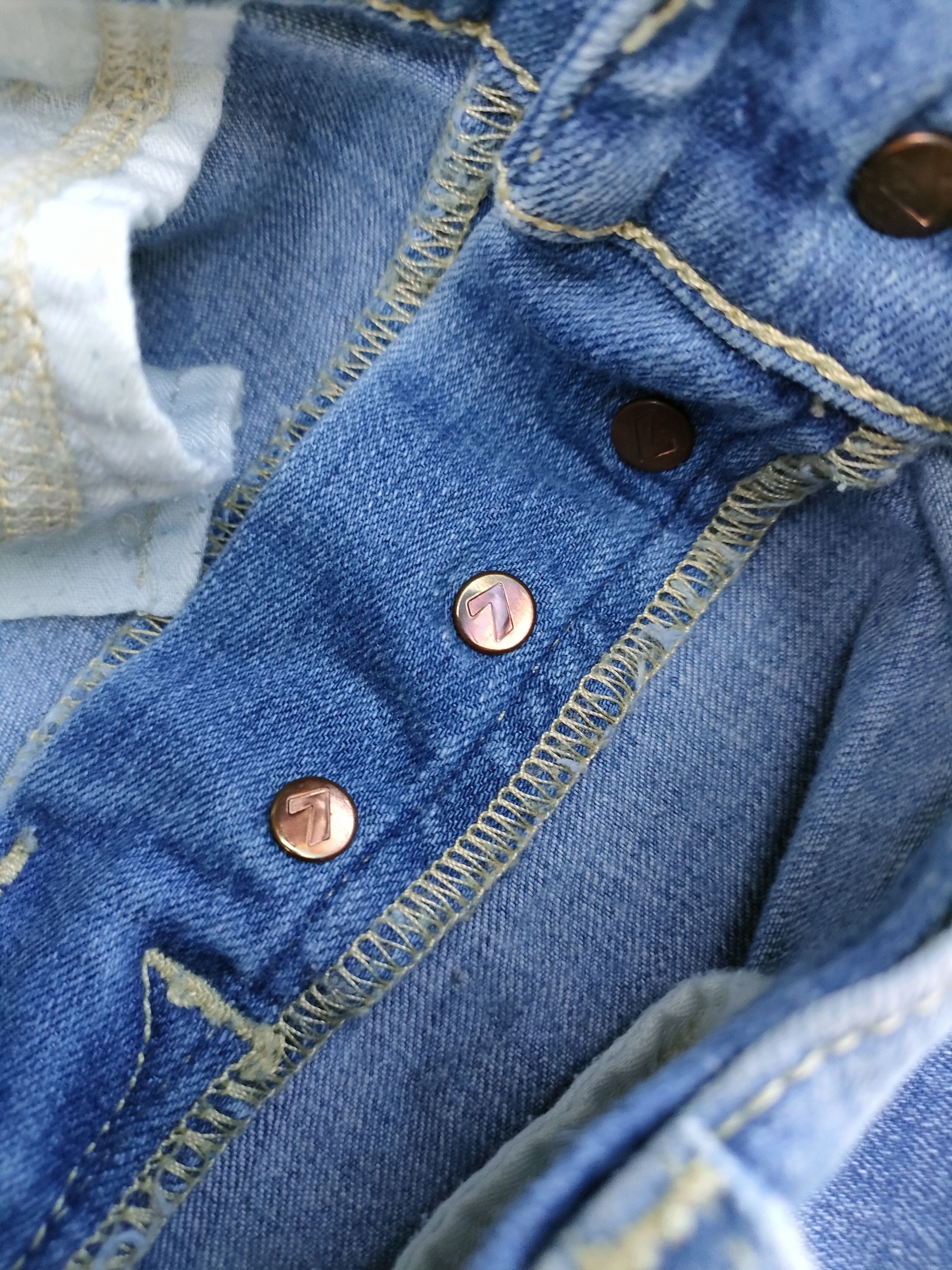 7 For All Mankind 7 For All Mankind Distressed Denim Size US 35 - 8 Thumbnail