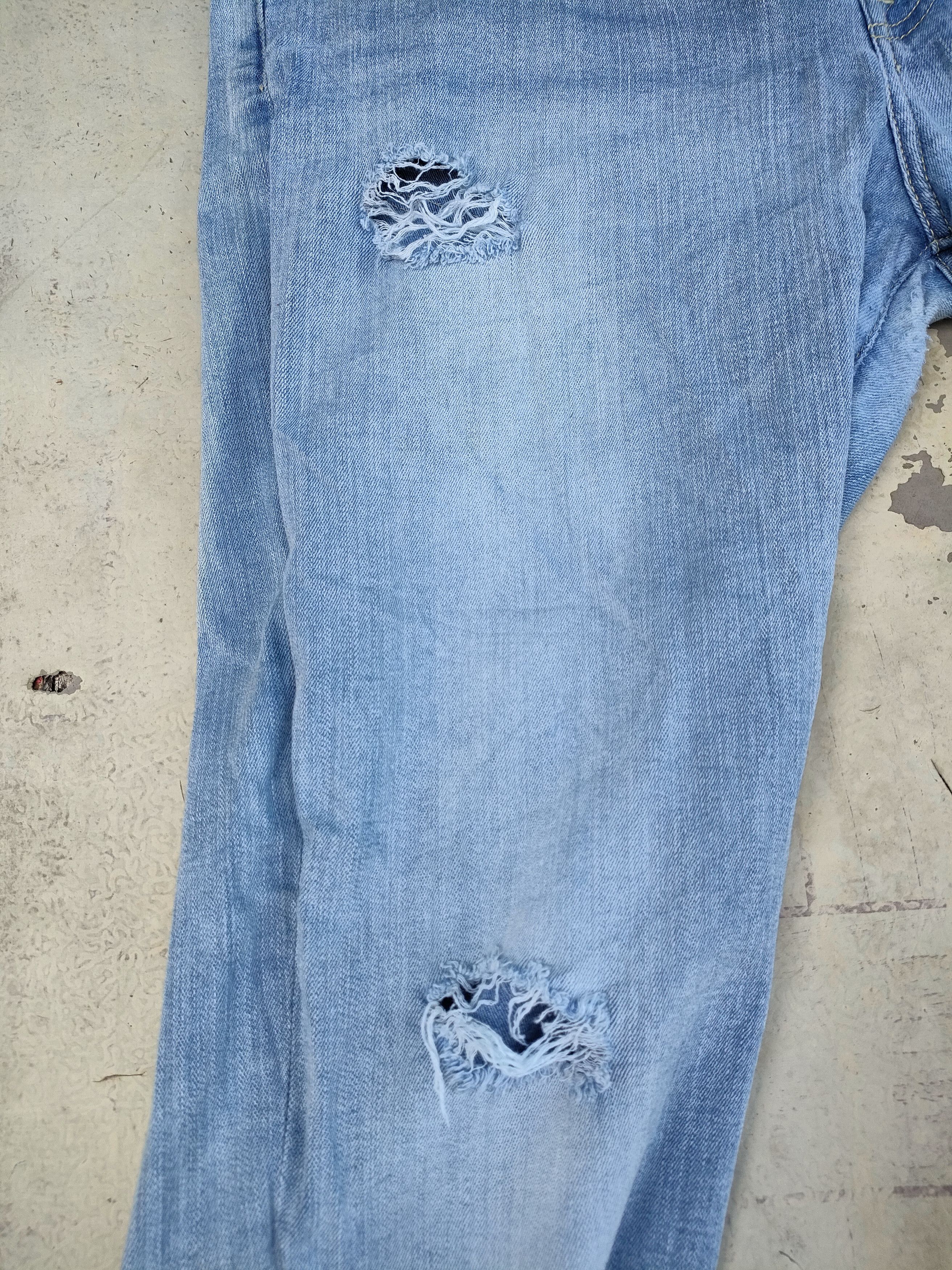 7 For All Mankind 7 For All Mankind Distressed Denim Size US 35 - 6 Thumbnail
