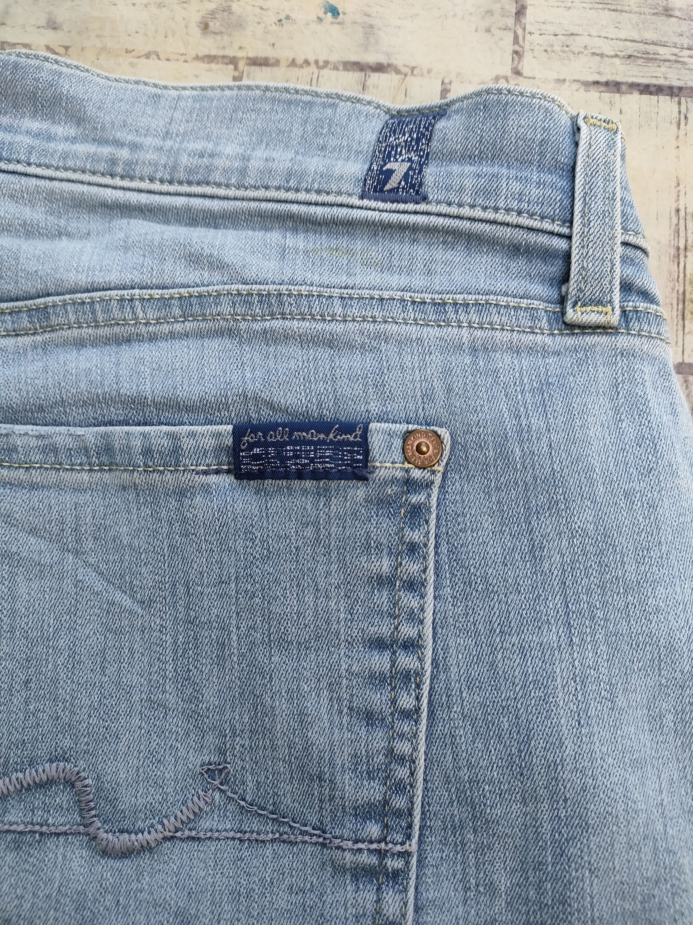 7 For All Mankind 7 For All Mankind Distressed Denim Size US 35 - 11 Thumbnail