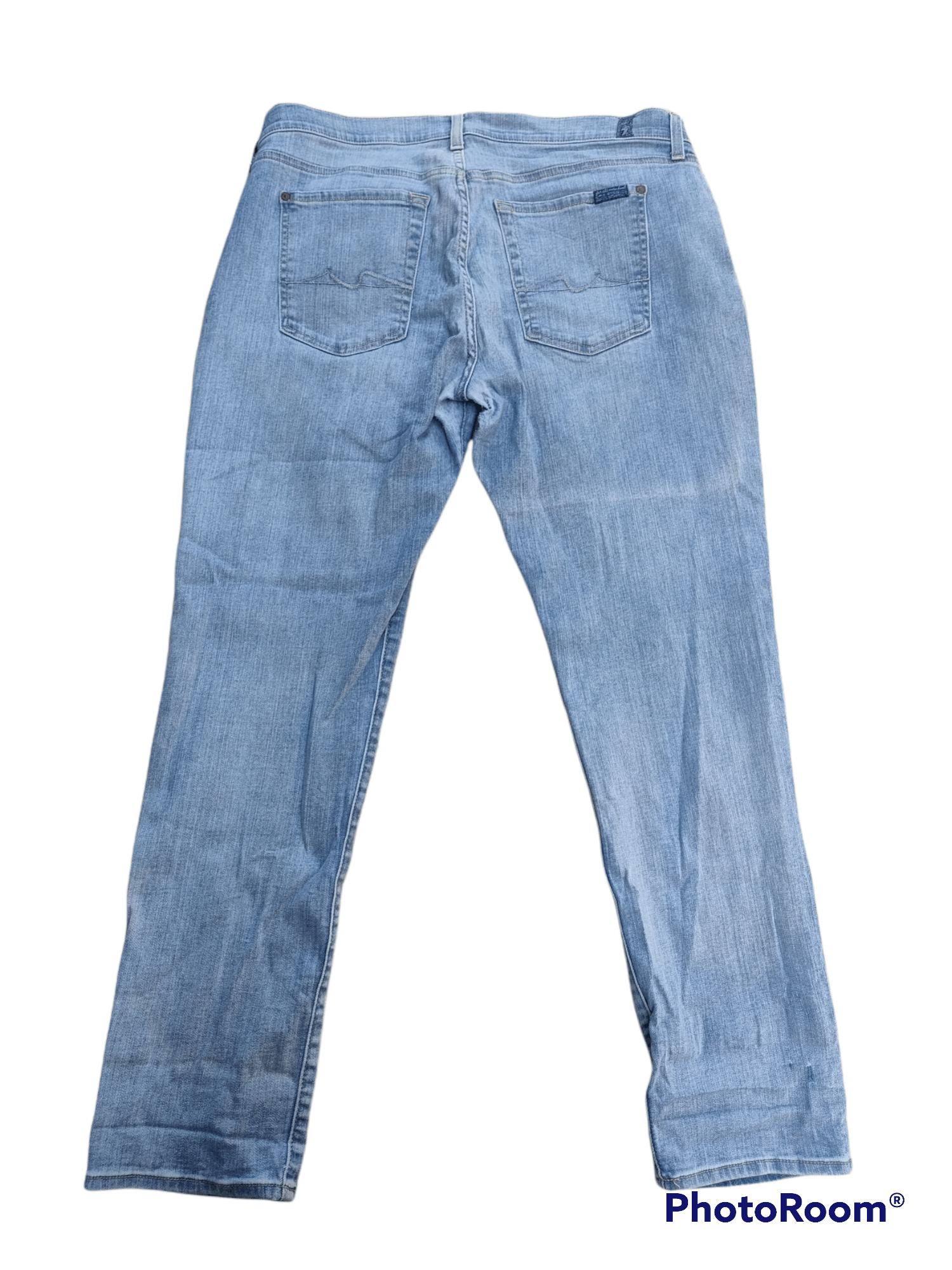 7 For All Mankind 7 For All Mankind Distressed Denim Size US 35 - 2 Thumbnail