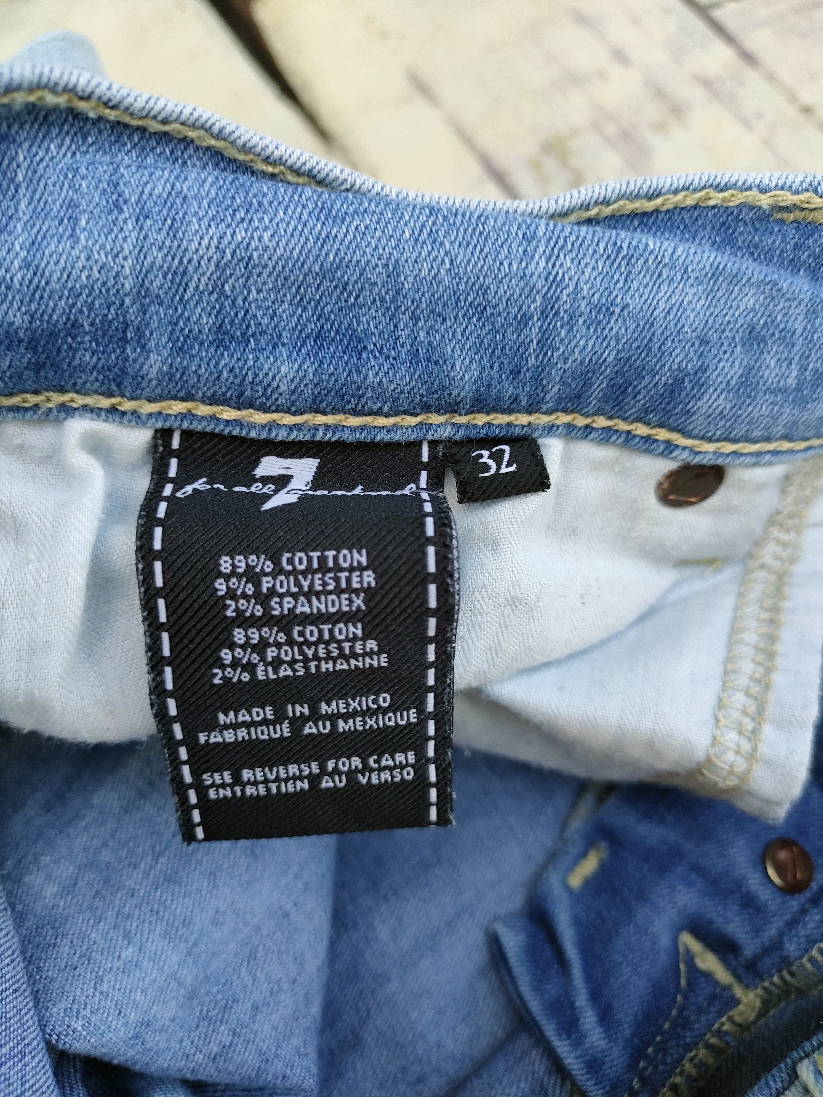 7 For All Mankind 7 For All Mankind Distressed Denim Size US 35 - 9 Thumbnail