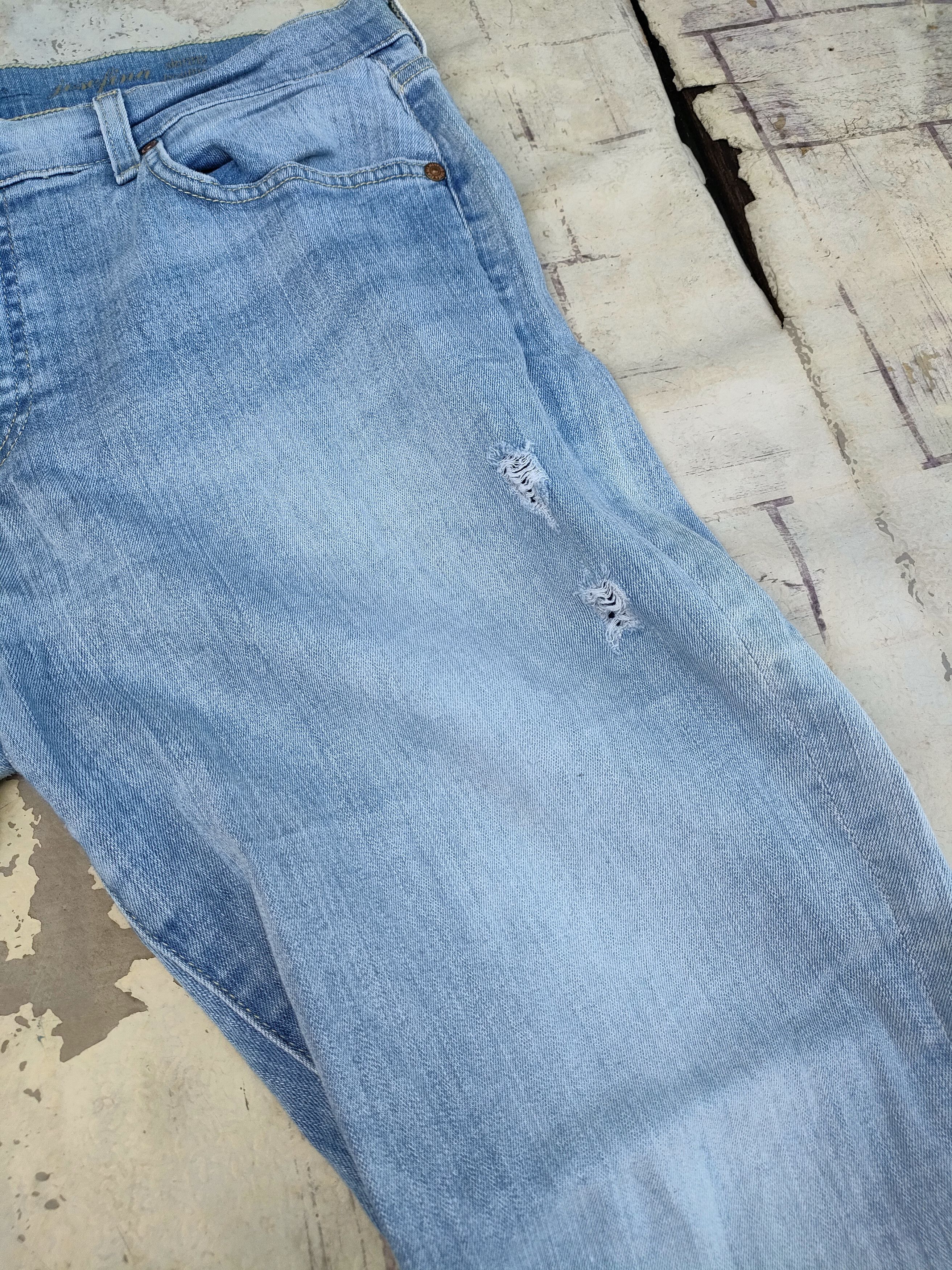 7 For All Mankind 7 For All Mankind Distressed Denim Size US 35 - 5 Thumbnail
