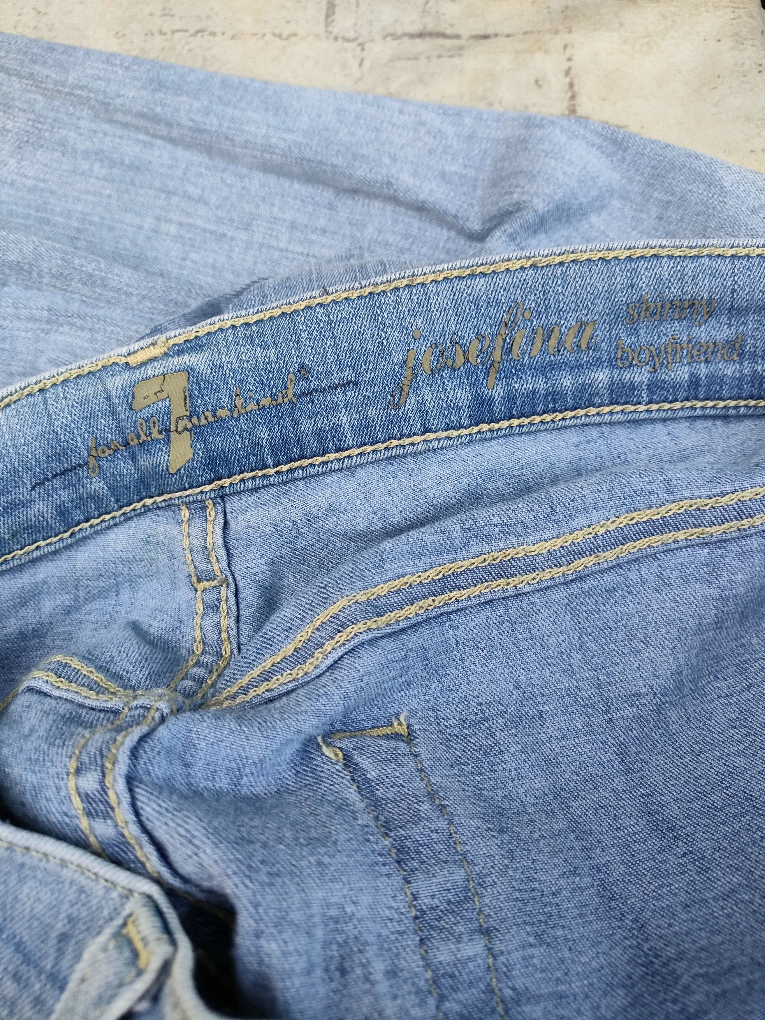 7 For All Mankind 7 For All Mankind Distressed Denim Size US 35 - 7 Thumbnail