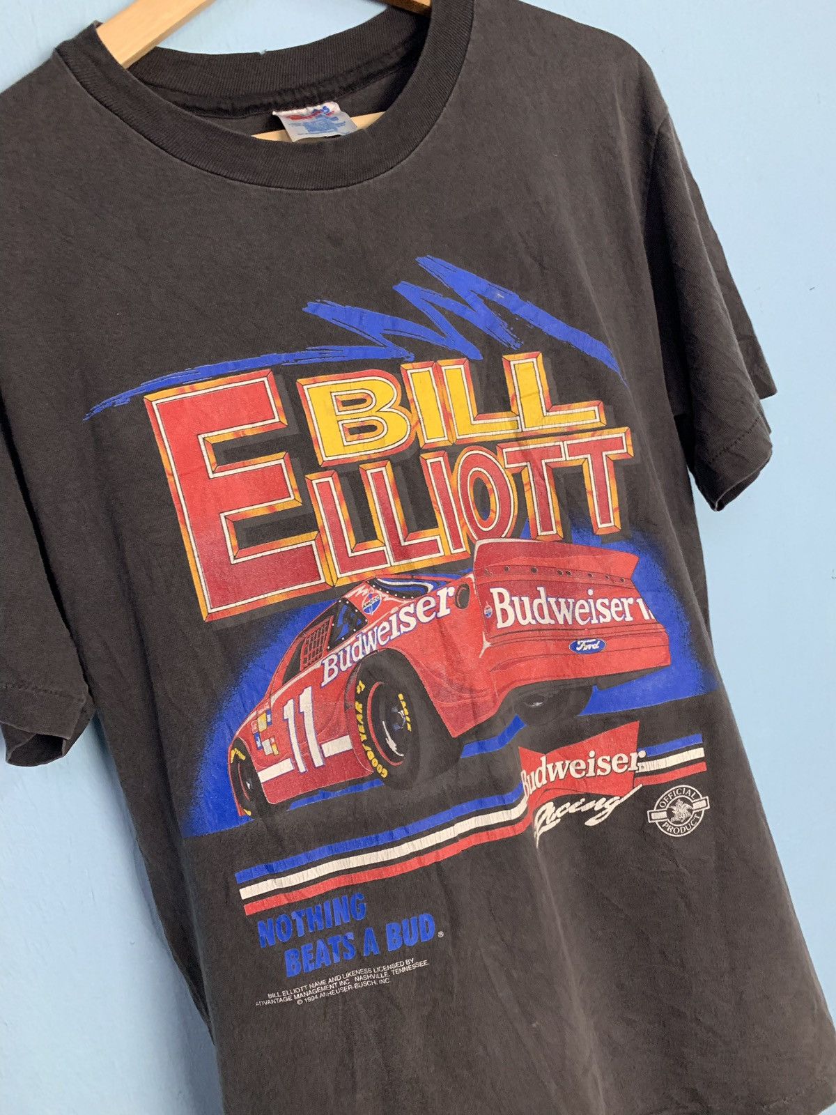 Budweiser × NASCAR × Vintage Vintage 1994 Bill Elliott Budweiser Racing Single Stich Size US M / EU 48-50 / 2 - 3 Thumbnail