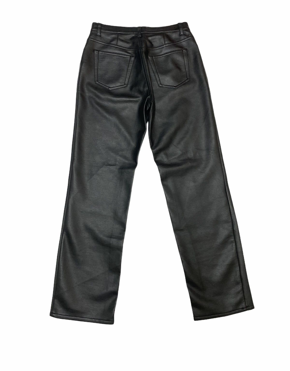 Genuine Leather × Japanese Brand Japanese Nice Claup Straight Cut Genuine Leather Pants Size US 28 / EU 44 - 2 Thumbnail