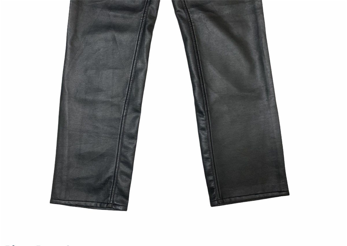 Genuine Leather × Japanese Brand Japanese Nice Claup Straight Cut Genuine Leather Pants Size US 28 / EU 44 - 4 Thumbnail