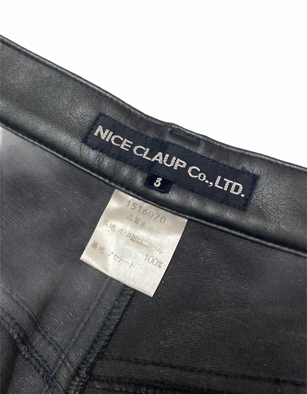 Genuine Leather × Japanese Brand Japanese Nice Claup Straight Cut Genuine Leather Pants Size US 28 / EU 44 - 6 Thumbnail