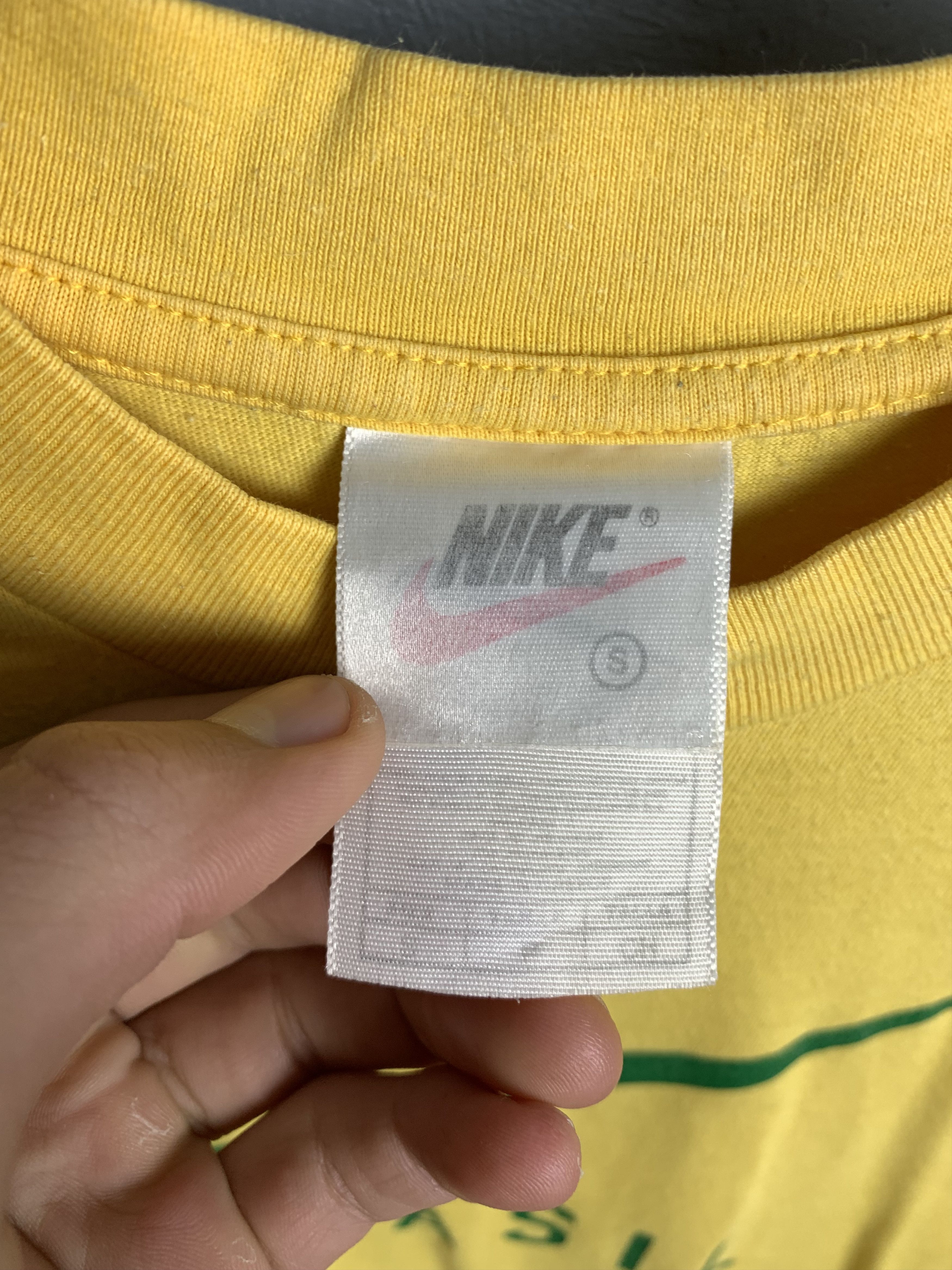 Nike × Vintage Nike Brasil 90s Vintage T-Shirt Tee Size US S / EU 44-46 / 1 - 3 Thumbnail