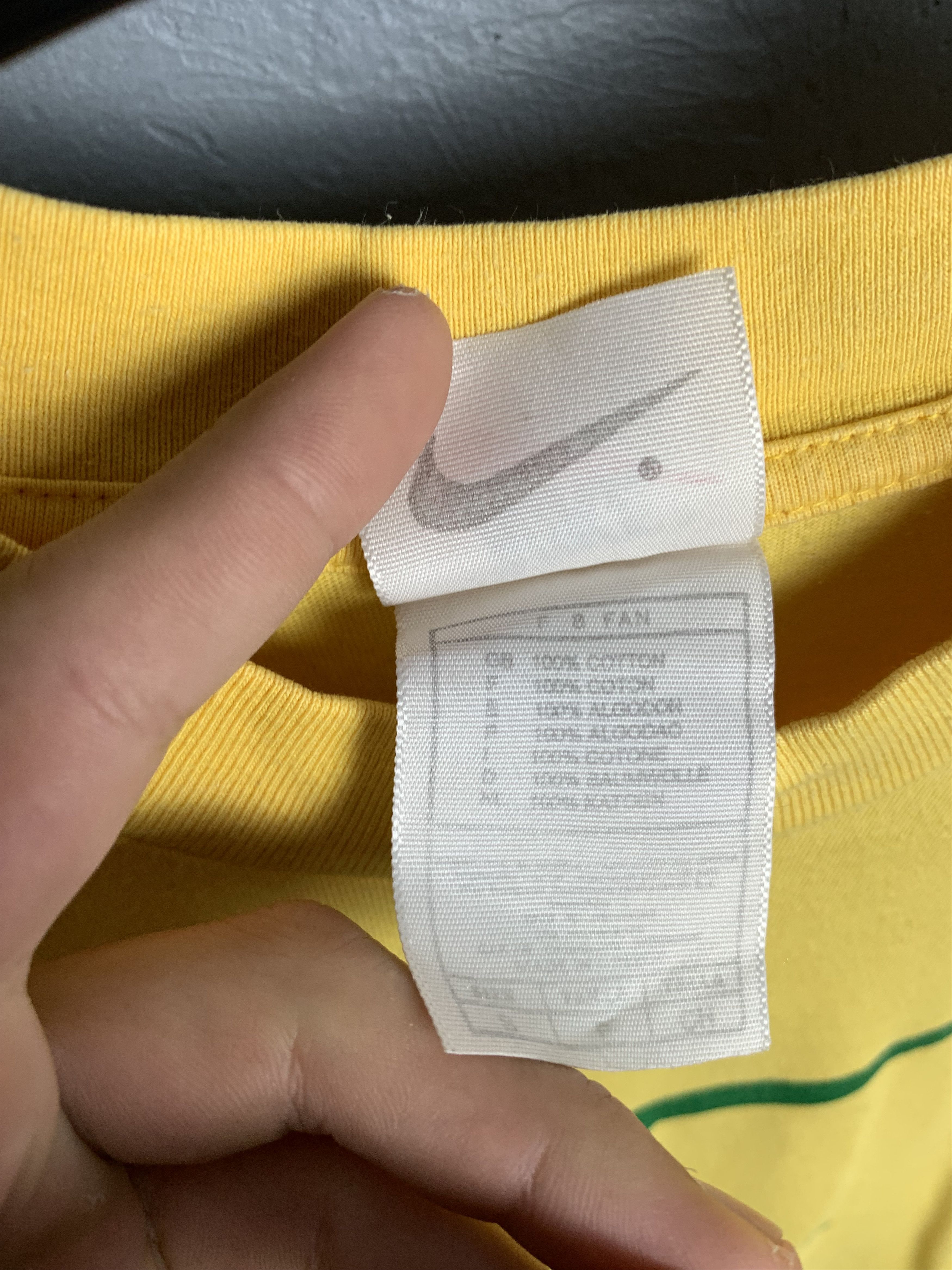 Nike × Vintage Nike Brasil 90s Vintage T-Shirt Tee Size US S / EU 44-46 / 1 - 4 Thumbnail