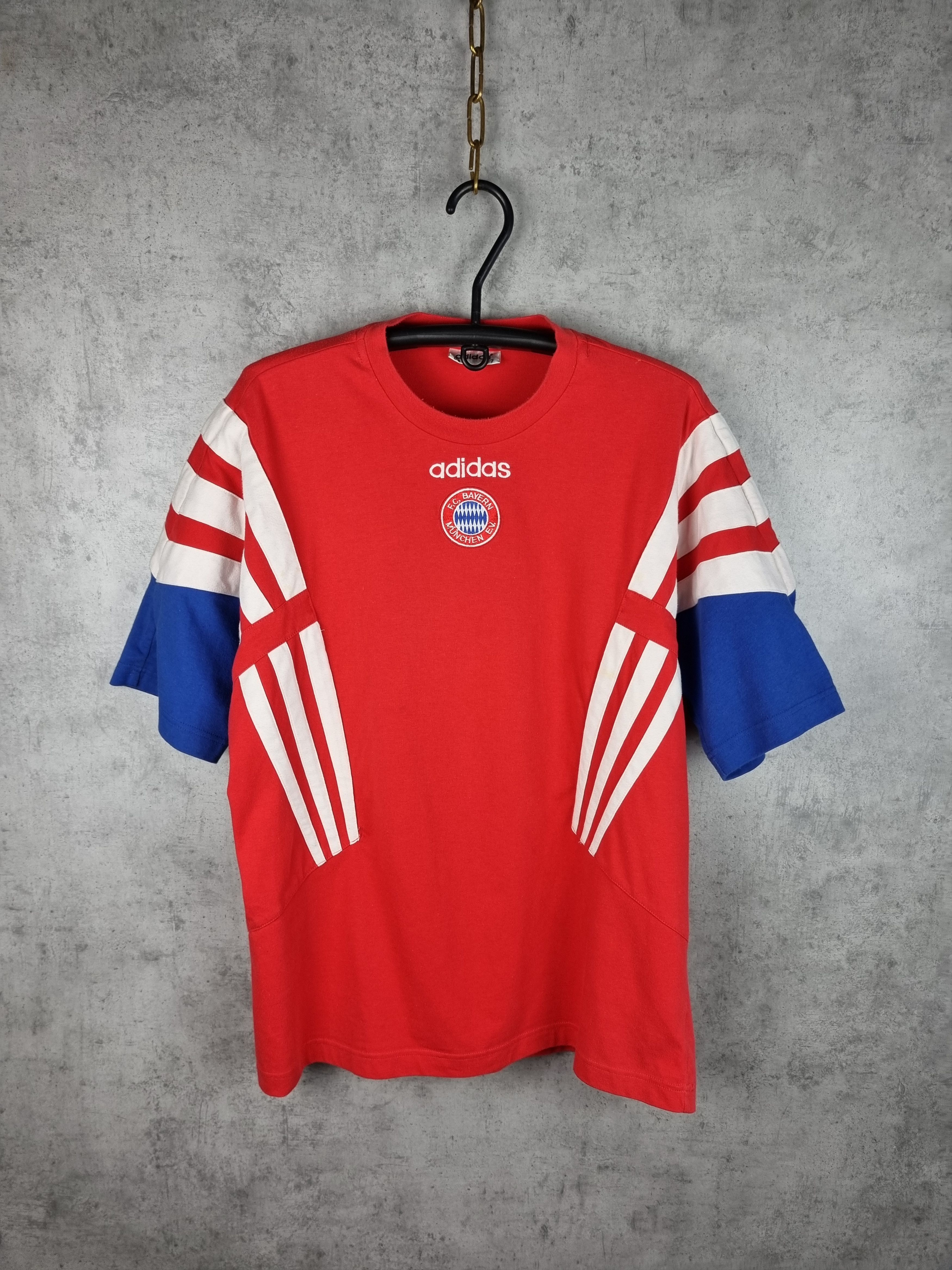 Adidas × Vintage Rare ADIDAS Vintage Bayern Munich Tee shirt 90s Size US L / EU 52-54 / 3 - 2 Thumbnail