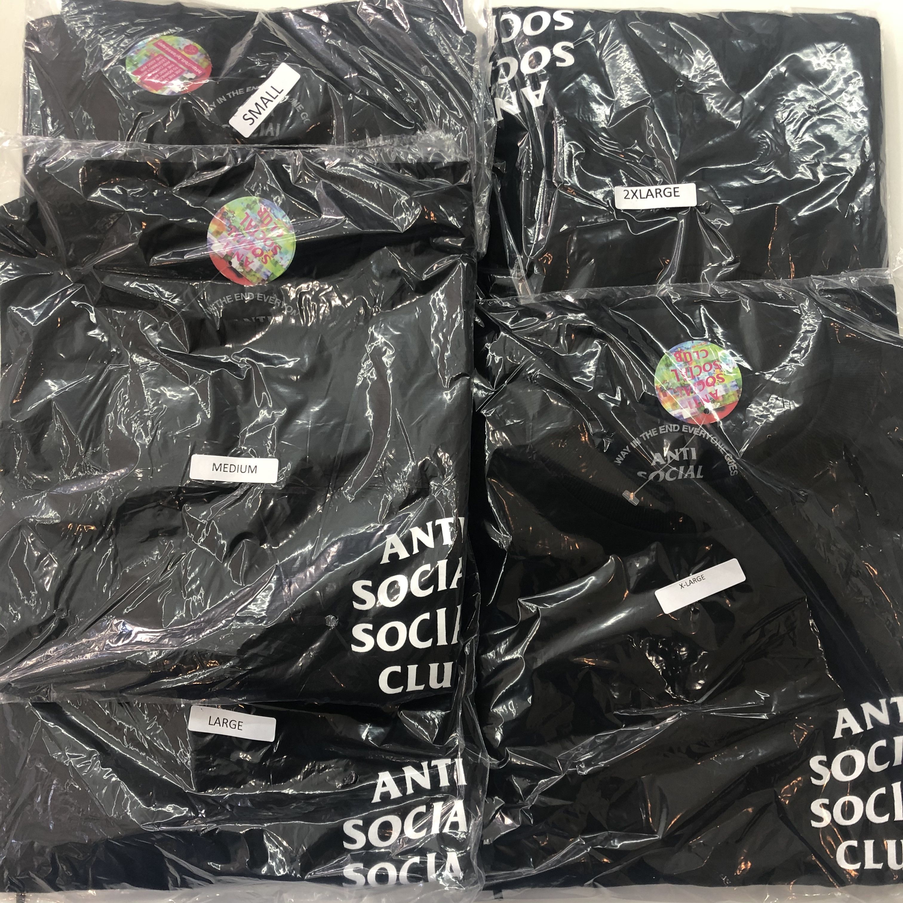 Anti Social Social Club DS ASSC White Logo 2 Mind Games Classic Club Black Tee BAPe Size US M / EU 48-50 / 2 - 5 Thumbnail