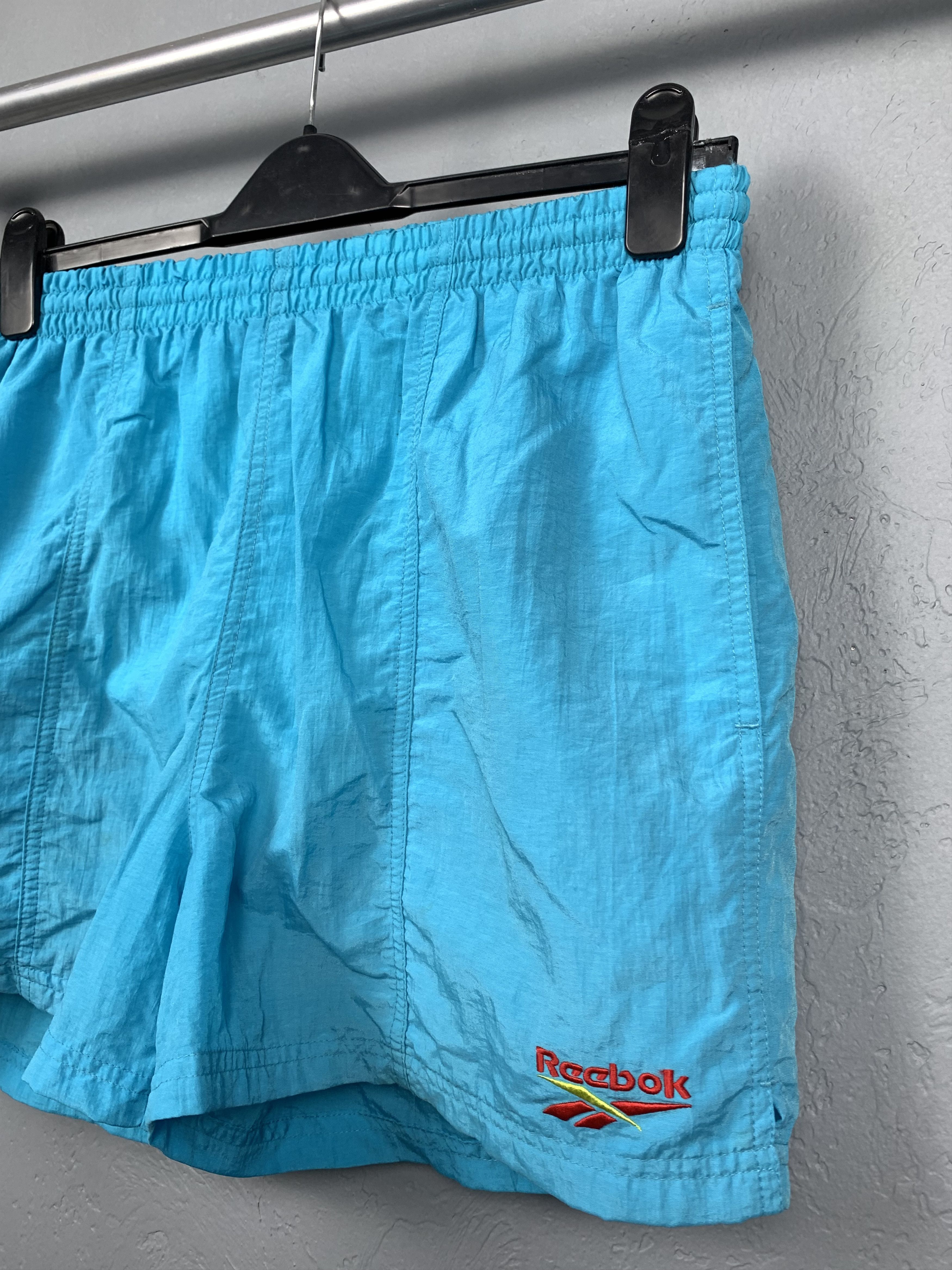 Reebok × Vintage Vintage Reebok Mens Nylon Shorts Size US 30 / EU 46 - 2 Thumbnail