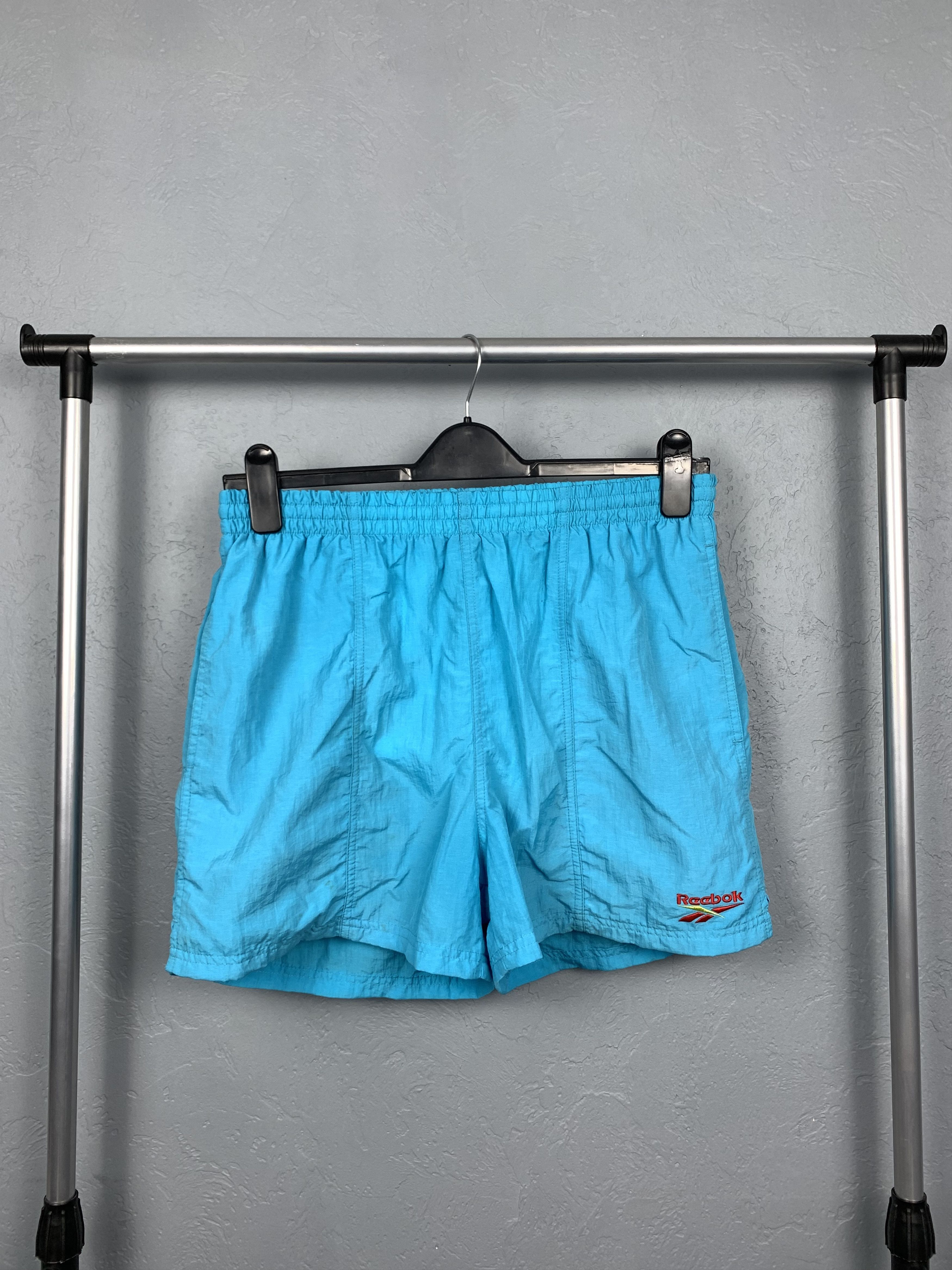 Reebok × Vintage Vintage Reebok Mens Nylon Shorts Size US 30 / EU 46 - 1 Thumbnail