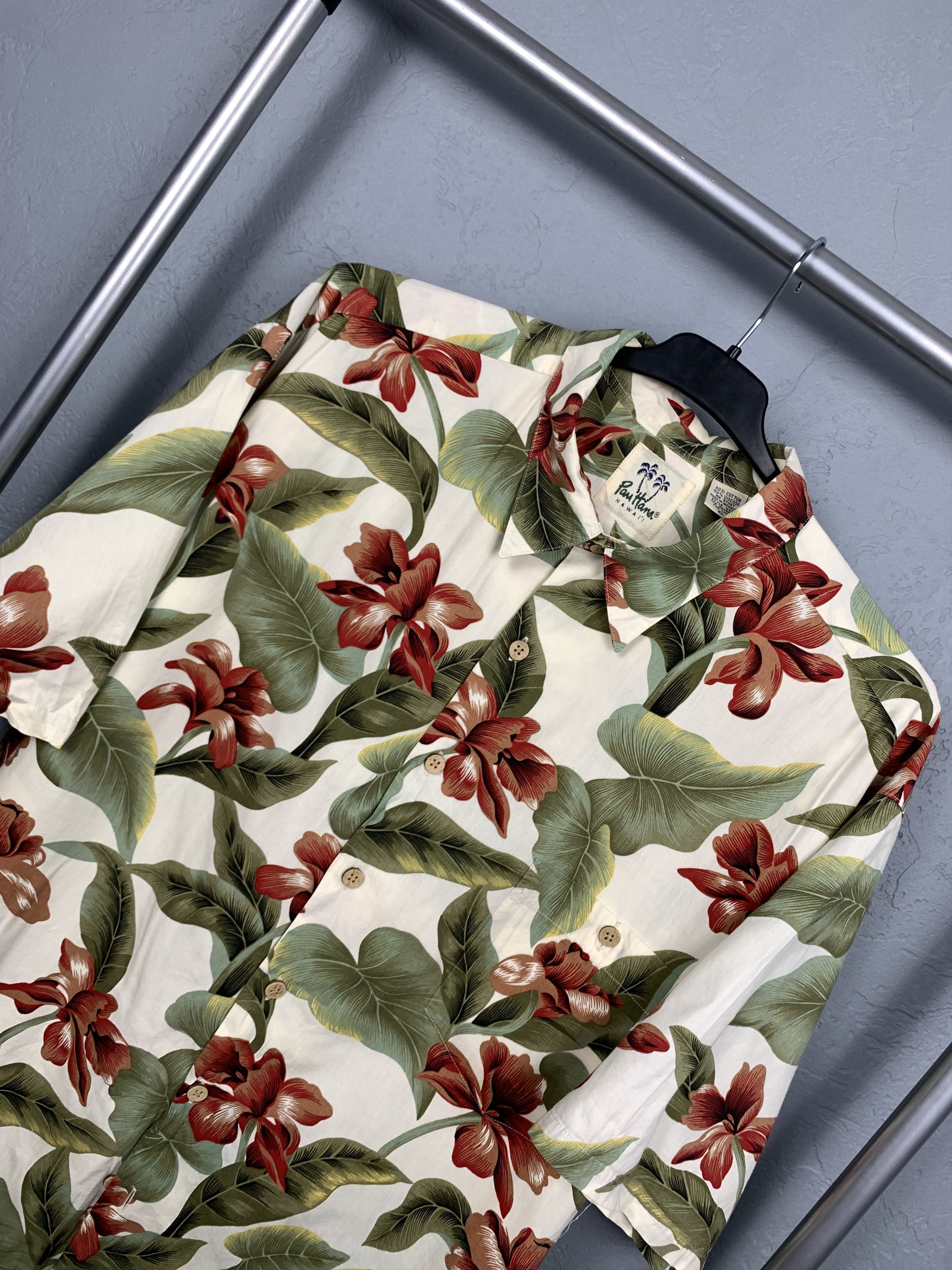 Other Vintage Hawaiian Shirt Full Floral Printed Size US XL / EU 56 / 4 - 2 Thumbnail
