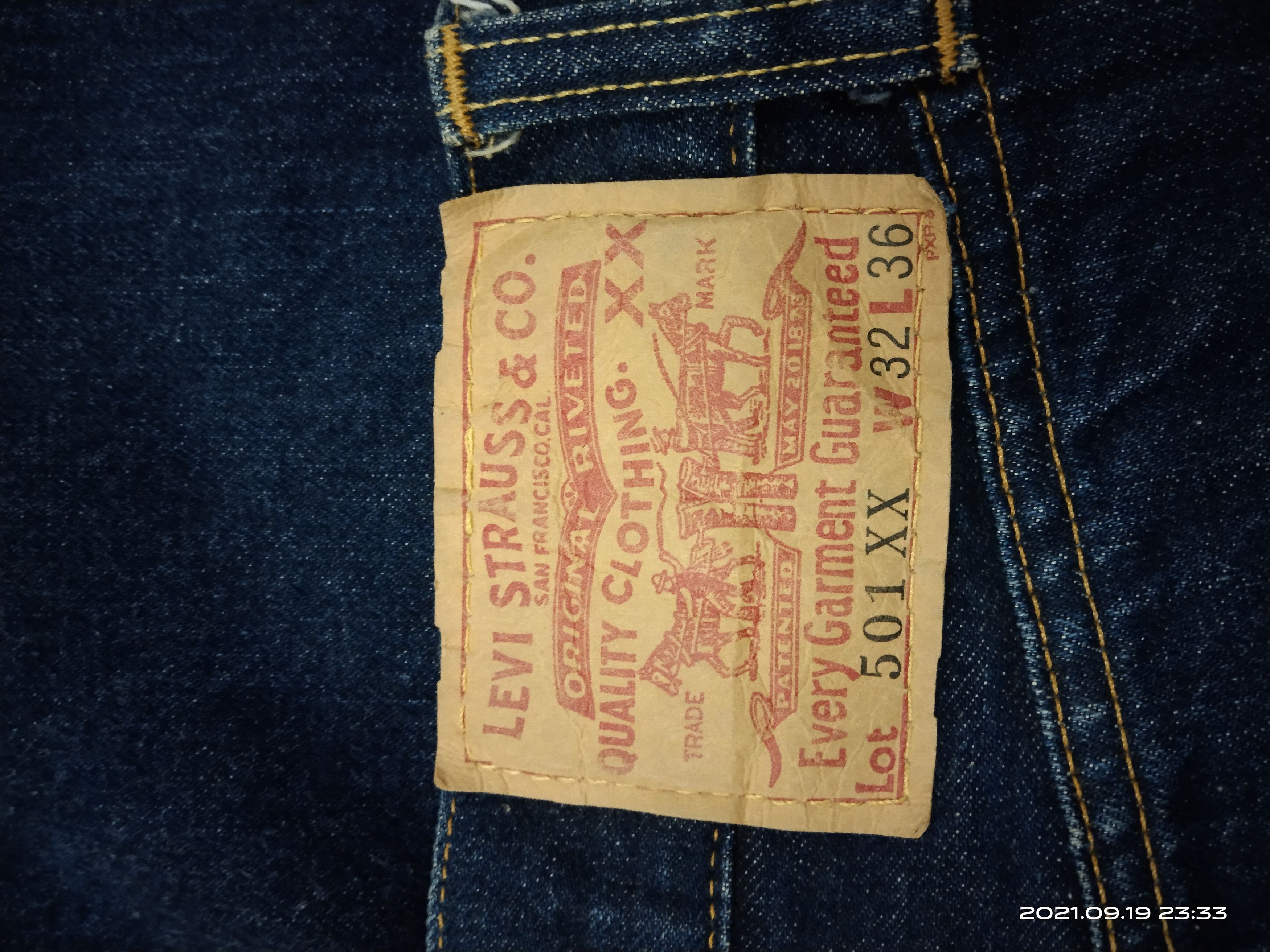 LVC × Levi's Vintage Clothing VINTAGE LEVIS LVC 501 XX SELVEDGE Size US 30 / EU 46 - 10 Thumbnail