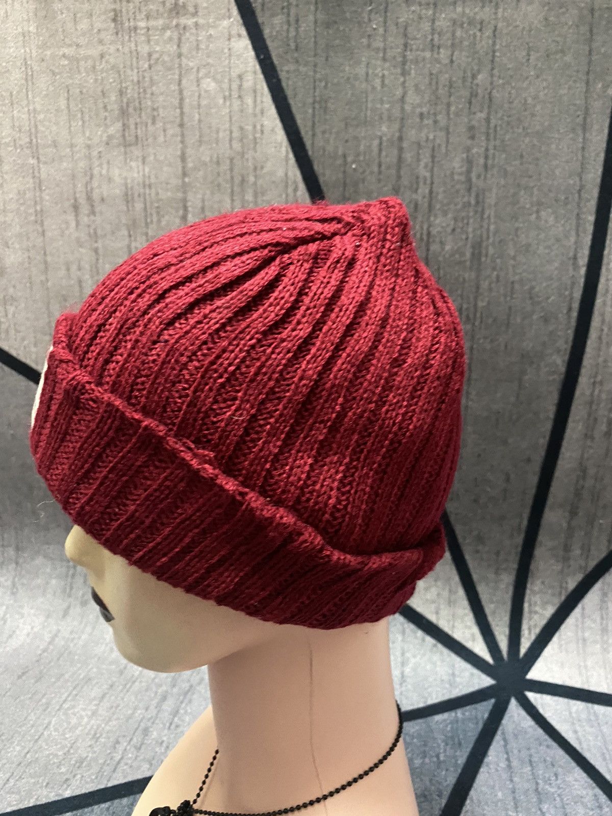 Japanese Brand Unbrand Patches Beanie hat Size ONE SIZE - 4 Thumbnail