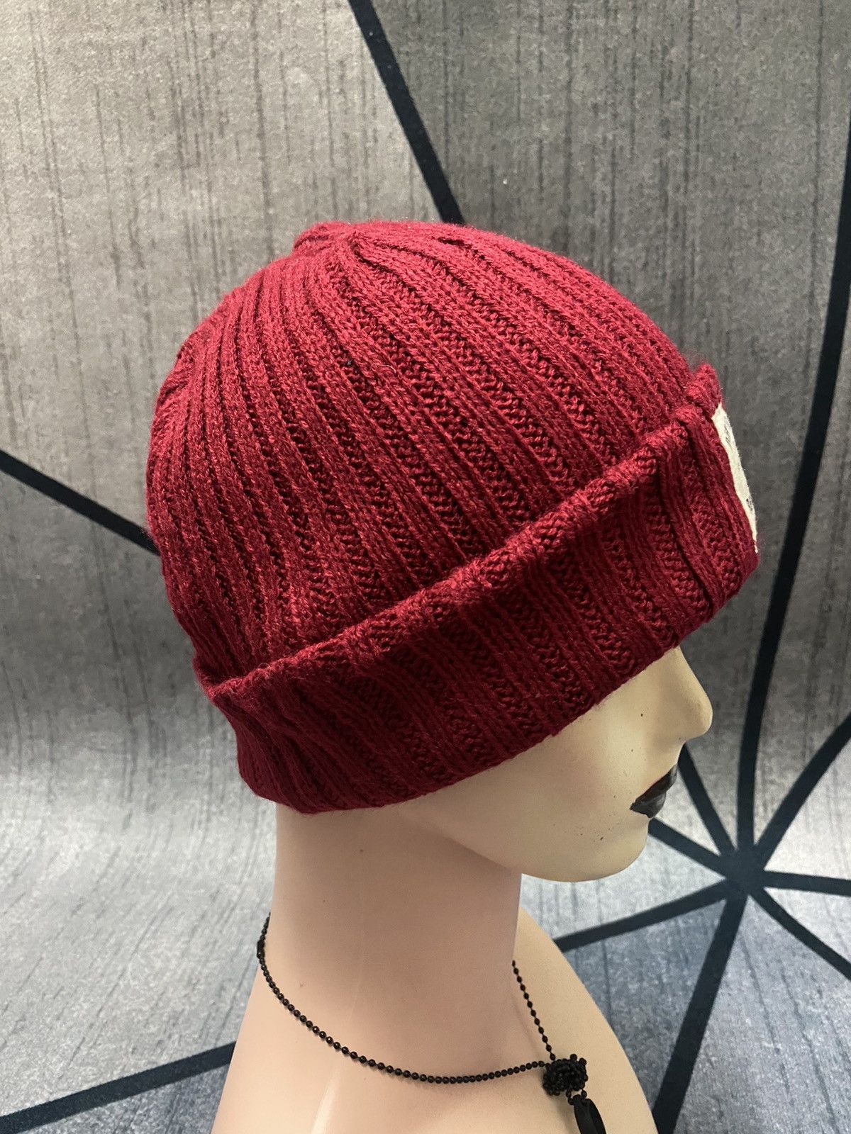 Japanese Brand Unbrand Patches Beanie hat Size ONE SIZE - 3 Thumbnail