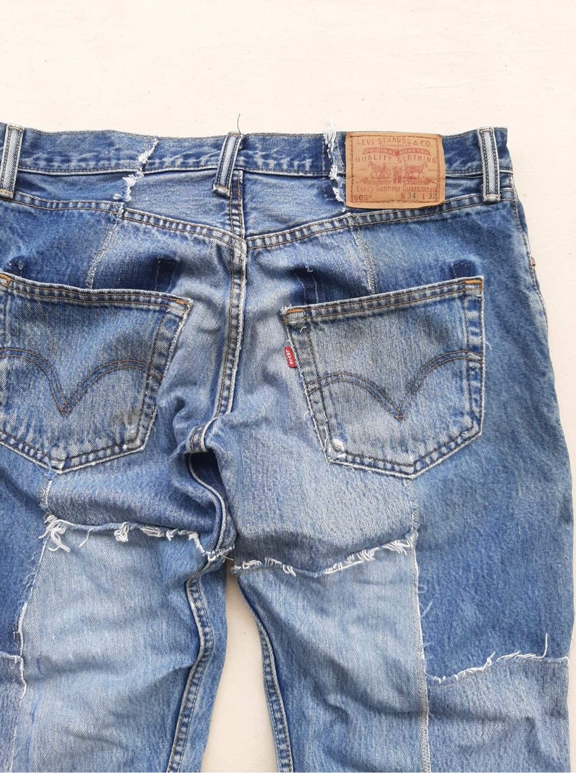 Levi's × Vintage Vintage Levis 501 custom made Size US 35 - 4 Thumbnail