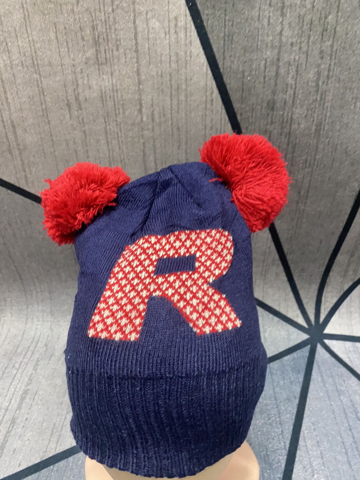 Japanese Brand Unknown Japanese Brand "R" Horn Beanie Hat Size ONE SIZE - 2 Thumbnail