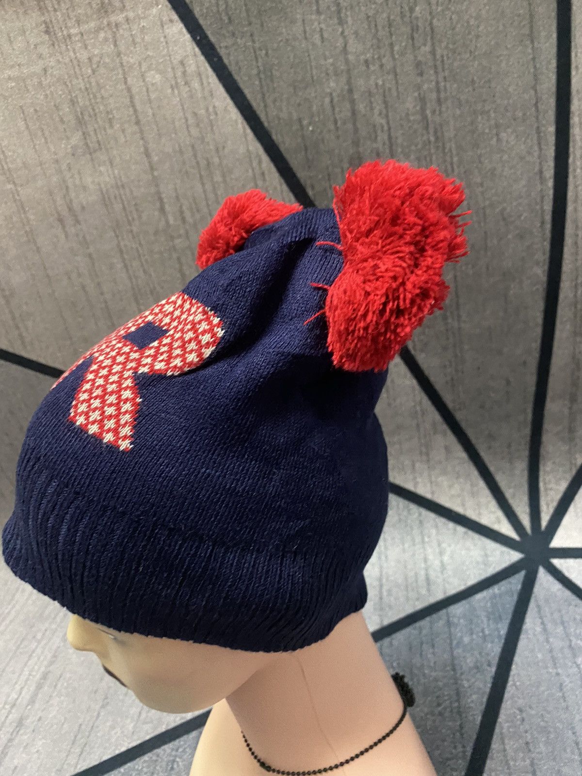 Japanese Brand Unknown Japanese Brand "R" Horn Beanie Hat Size ONE SIZE - 4 Thumbnail