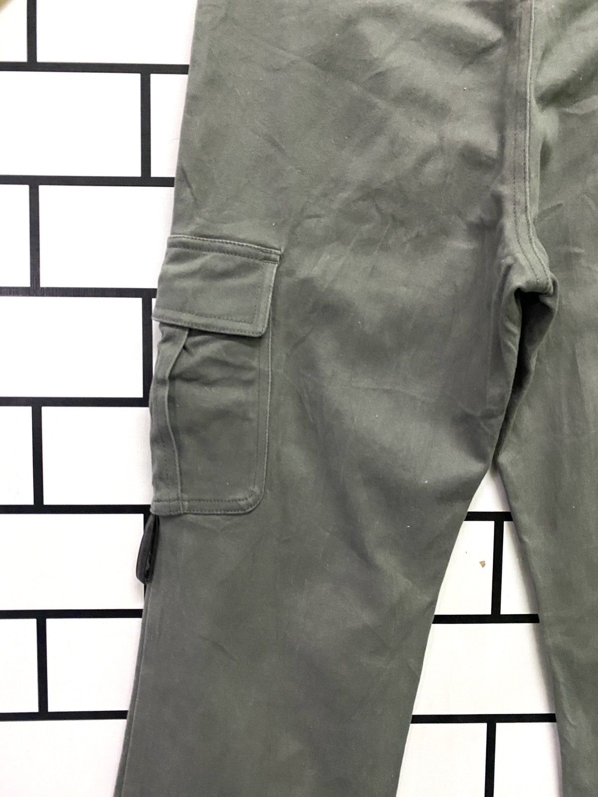 Japanese Brand Flared PP Rikorino Multi Pocket Cargo Pants Size US 28 / EU 44 - 12 Thumbnail