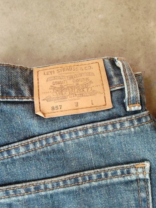 Levi's Vintage Levis Jeans 857 Orange Tab Boot Cut Flared 27x31 Size US 27 - 4 Thumbnail