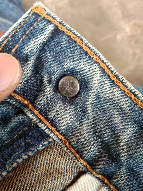 Levi's Vintage Levis Jeans 857 Orange Tab Boot Cut Flared 27x31 Size US 27 - 7 Thumbnail
