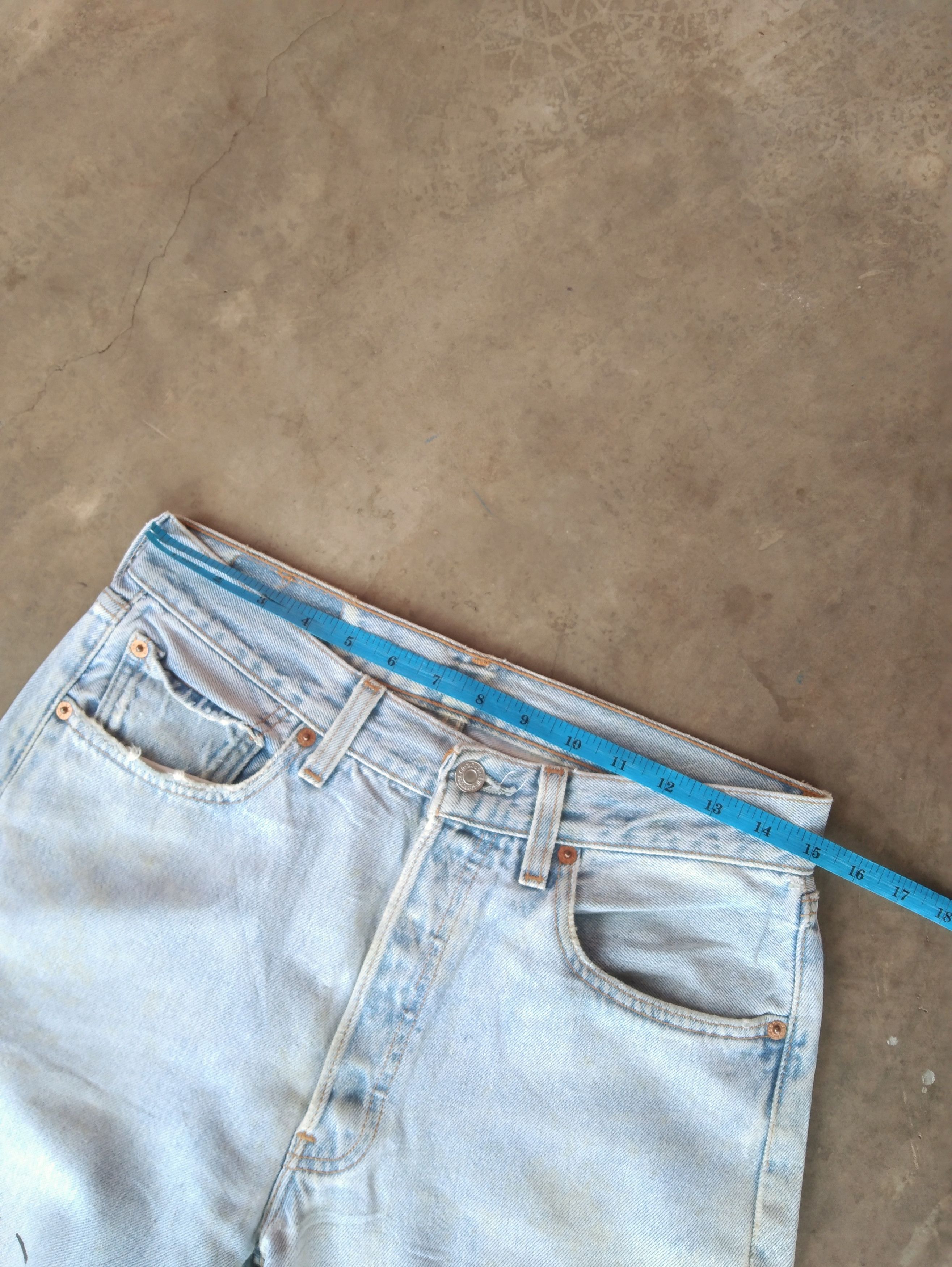 Levi's 90s Vintage Levis 501 Jeans Made In USA 30x29 Size US 30 / EU 46 - 6 Thumbnail