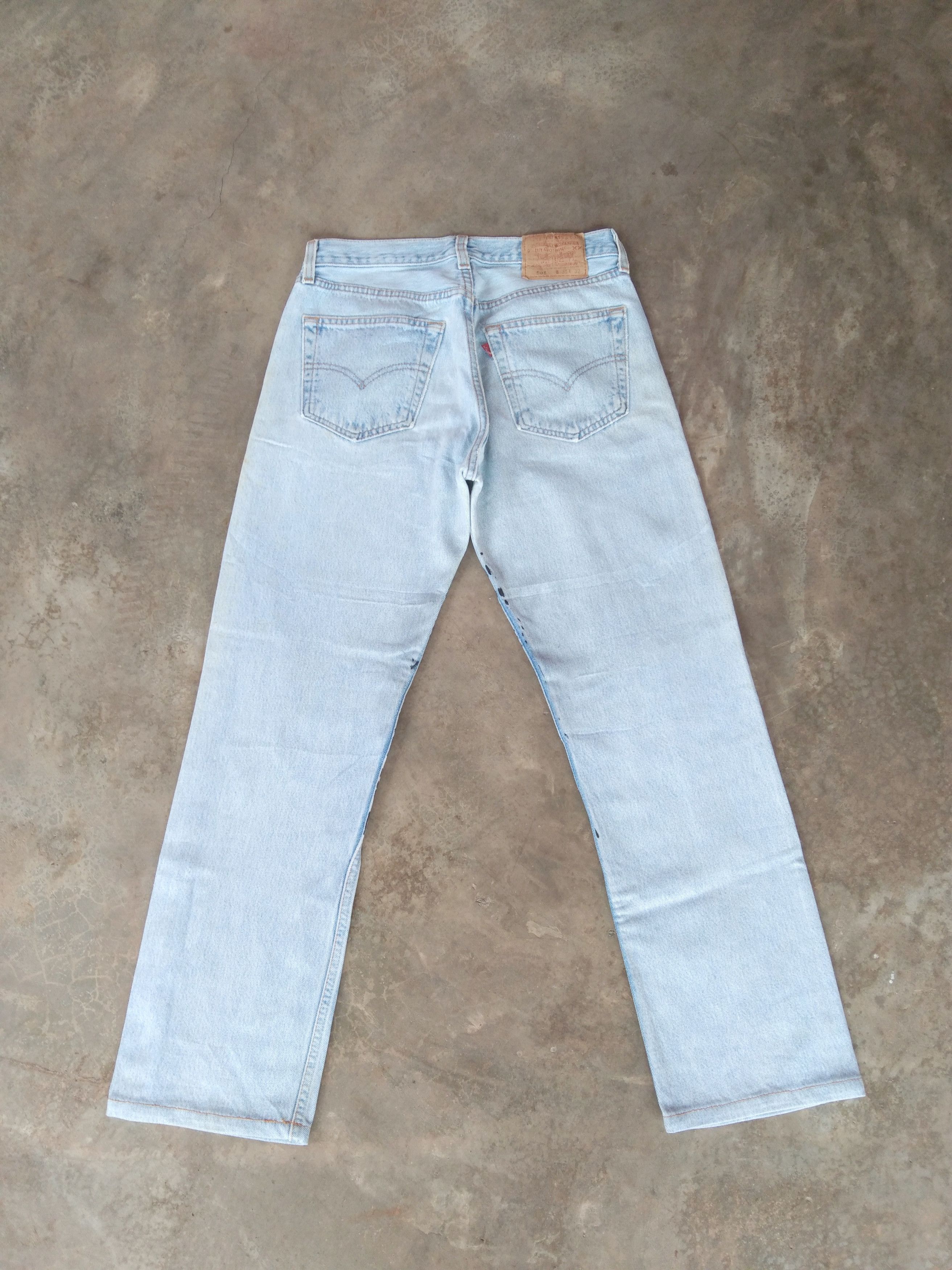 Levi's 90s Vintage Levis 501 Jeans Made In USA 30x29 Size US 30 / EU 46 - 2 Thumbnail