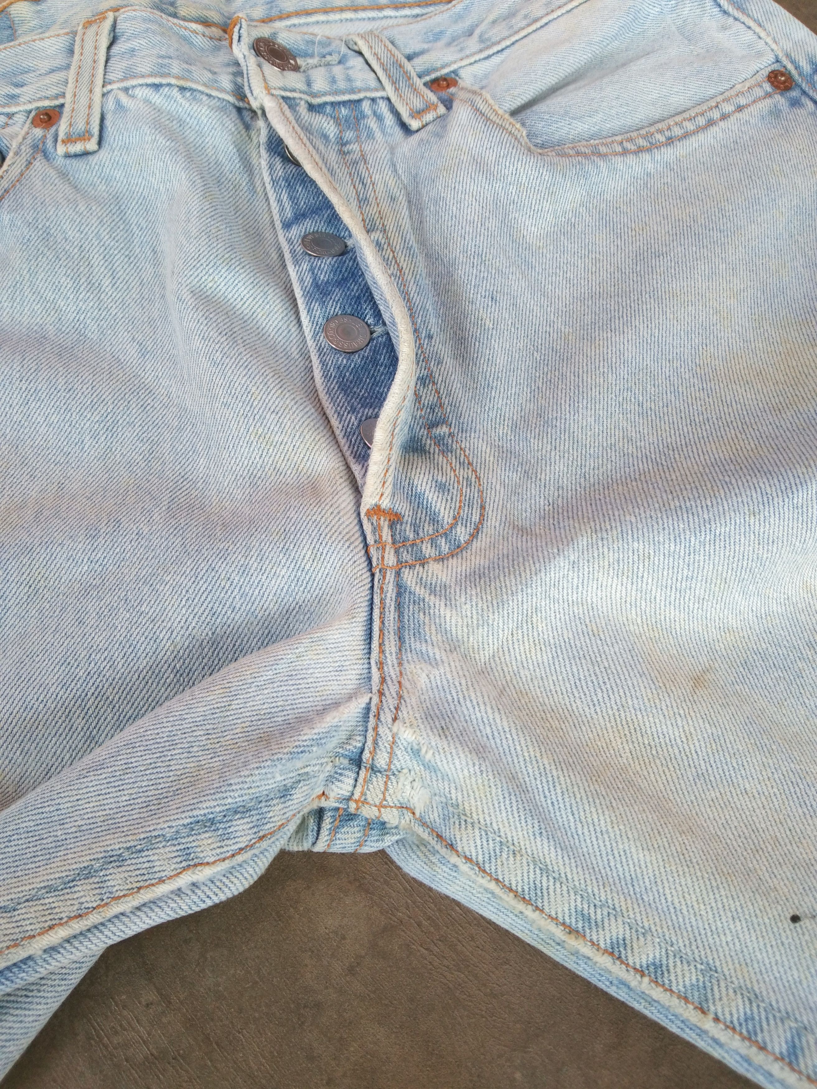 Levi's 90s Vintage Levis 501 Jeans Made In USA 30x29 Size US 30 / EU 46 - 7 Thumbnail