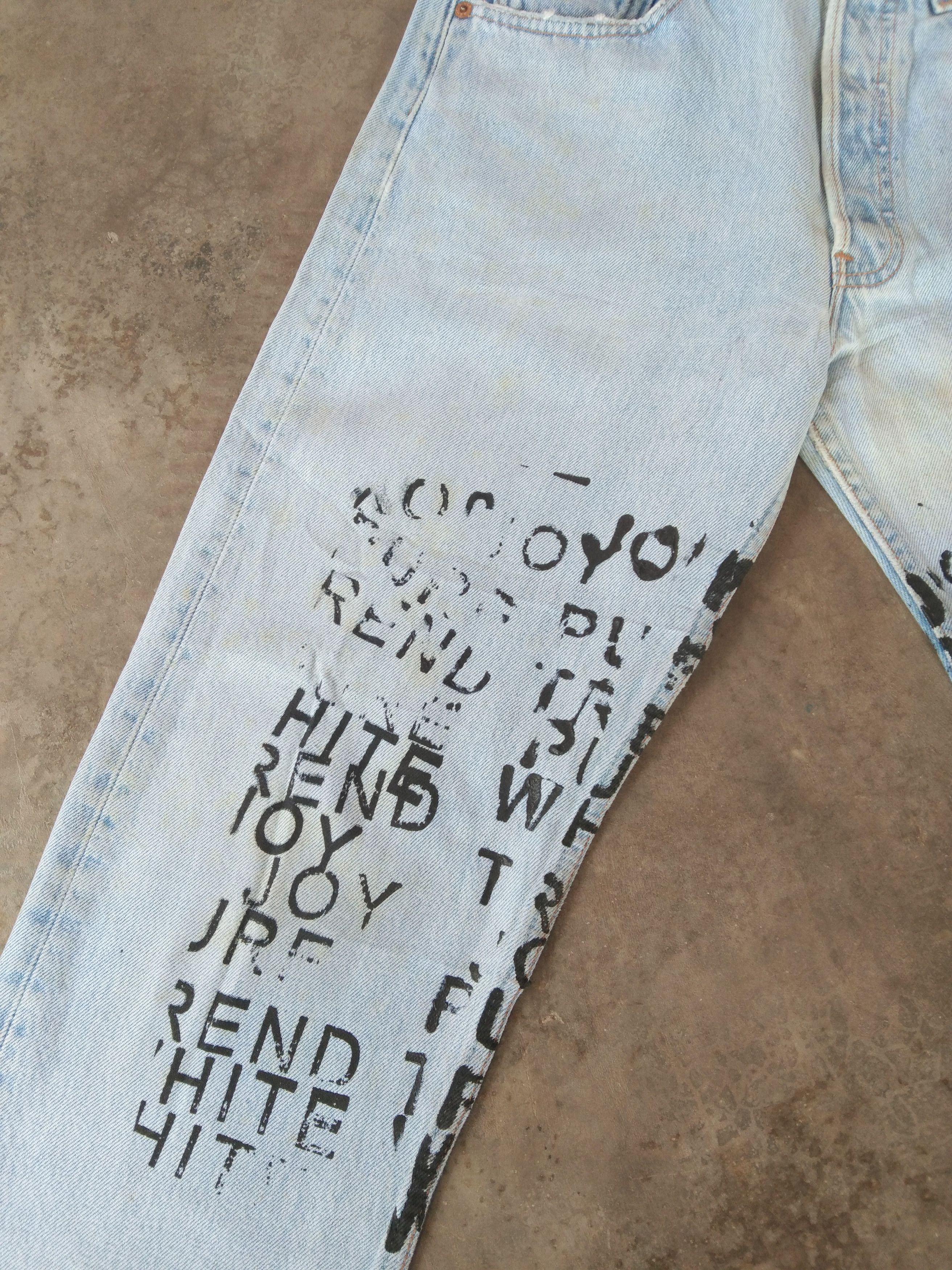 Levi's 90s Vintage Levis 501 Jeans Made In USA 30x29 Size US 30 / EU 46 - 4 Thumbnail