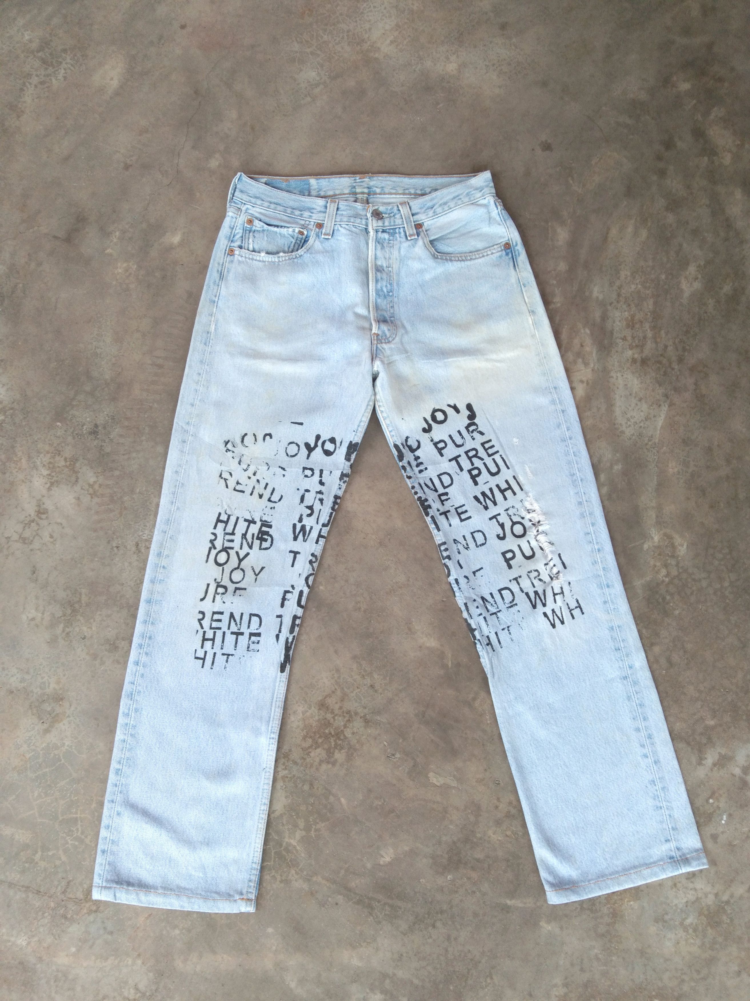 Levi's 90s Vintage Levis 501 Jeans Made In USA 30x29 Size US 30 / EU 46 - 1 Thumbnail
