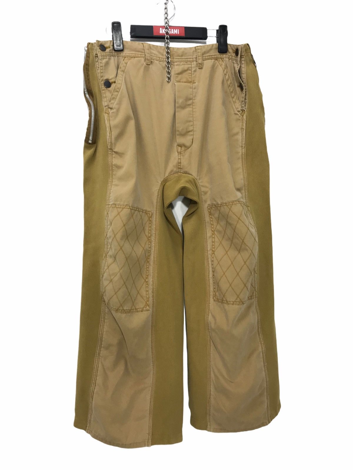 Japanese Brand Rare Miharayasuhiro Hybrid Pant Double Knee Wide Leg 3🟦4 Size US 32 / EU 48 - 2 Thumbnail